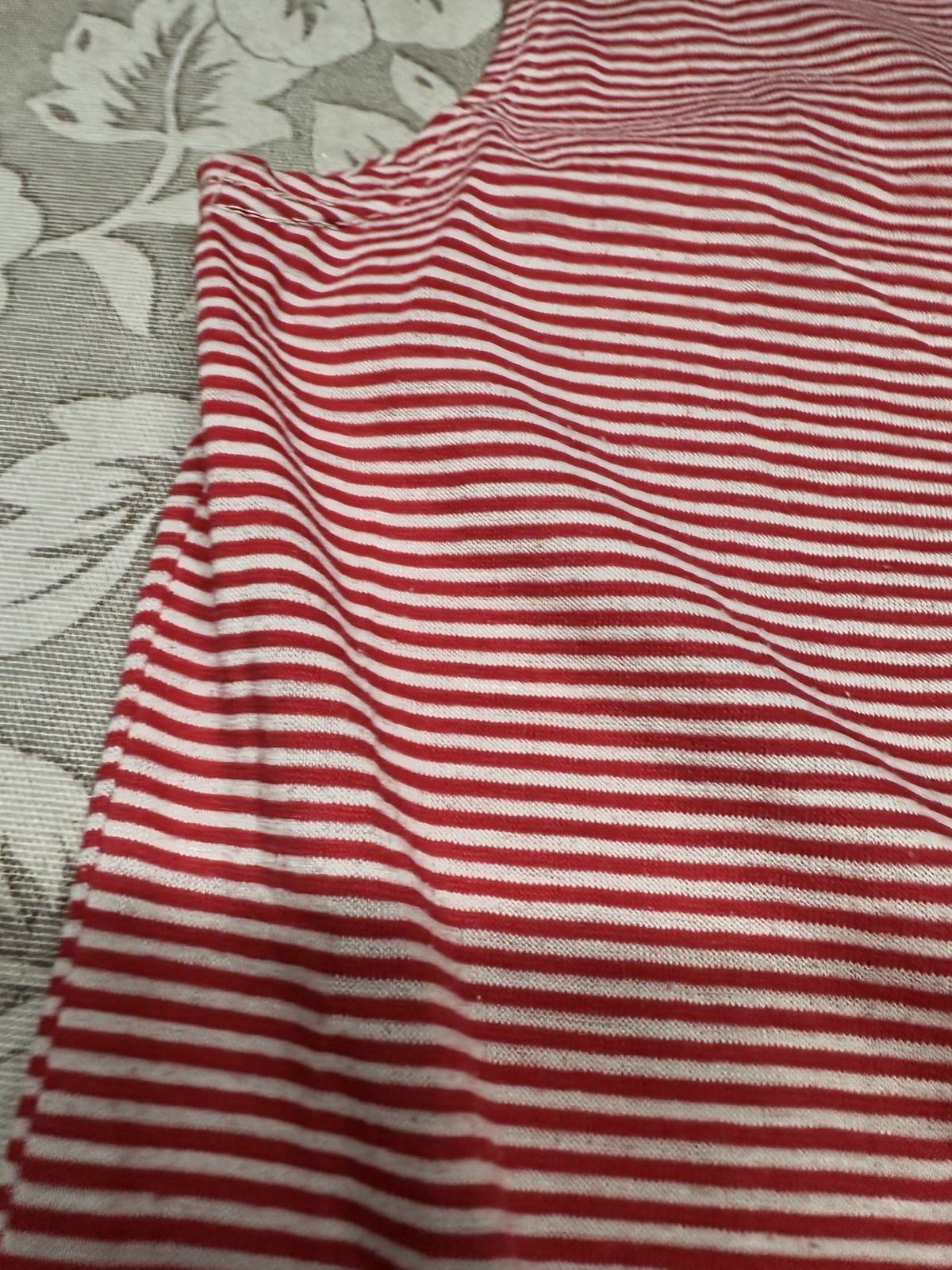 Vintage 1970s Red Stripped Gym Romper Devil High School One Piece Zip Front Dart
