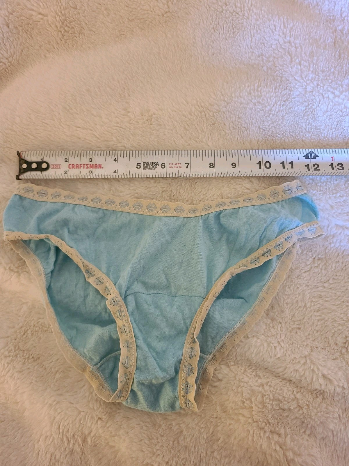 Vintage Bikini Panties Cotton Size M 6