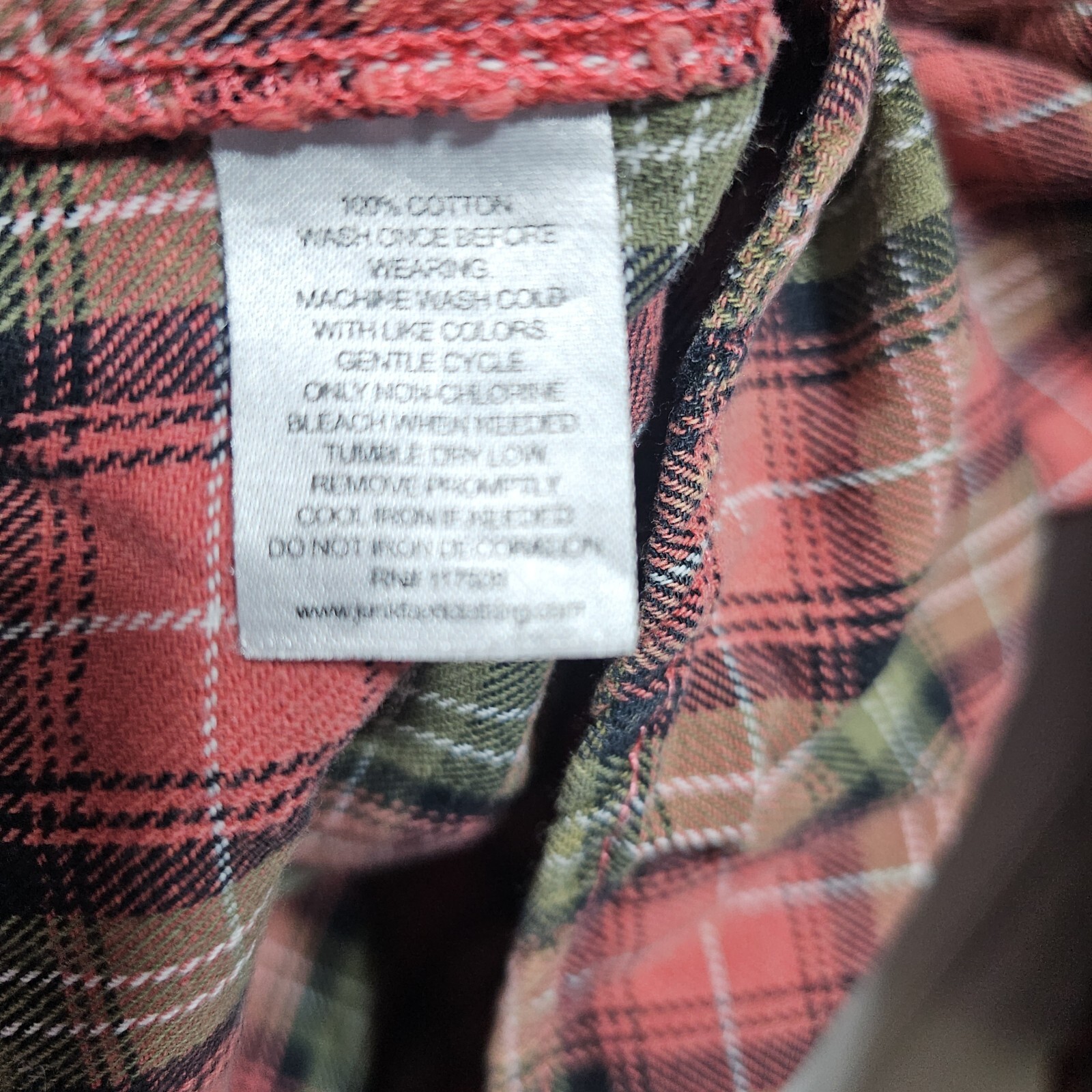Junkfood Women’s Vintage Multicolor Plaid Flannel Shirt 90s Peace Sign Size XXL