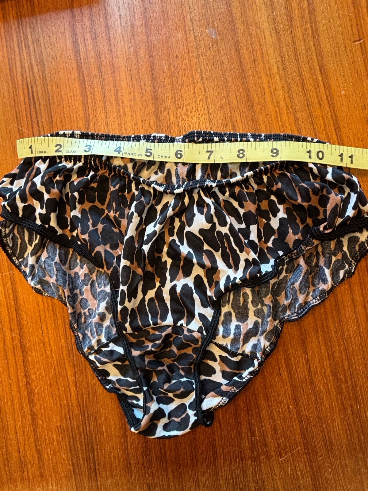 Vtg Groovy 60’s Vanity Fair Leopard Print 3 Piece Nylon Sleepwear Set Medium