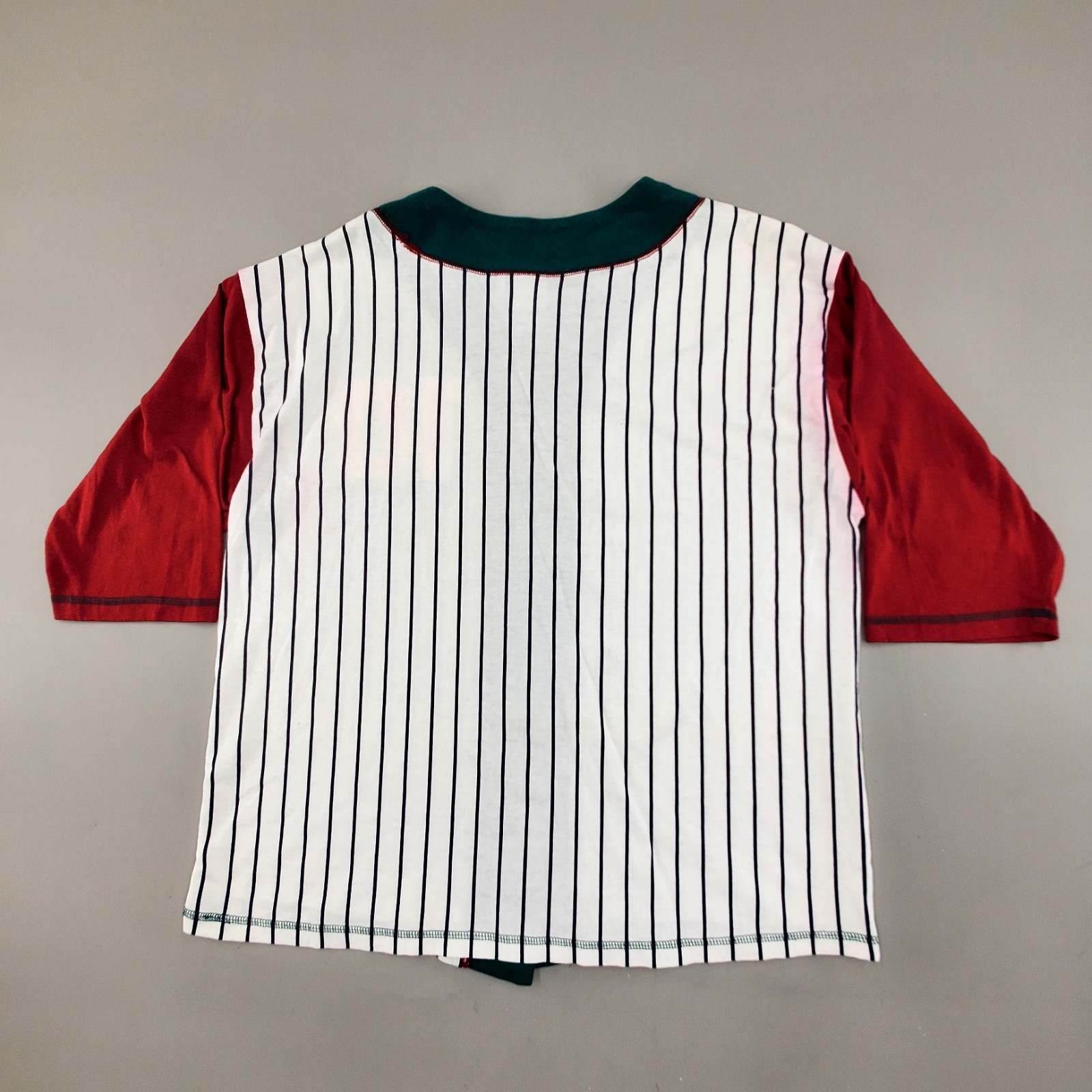 VTG 80s 90s JONI BLAIR Baseball Top Shirt V-Neck RETRO Womens Size M