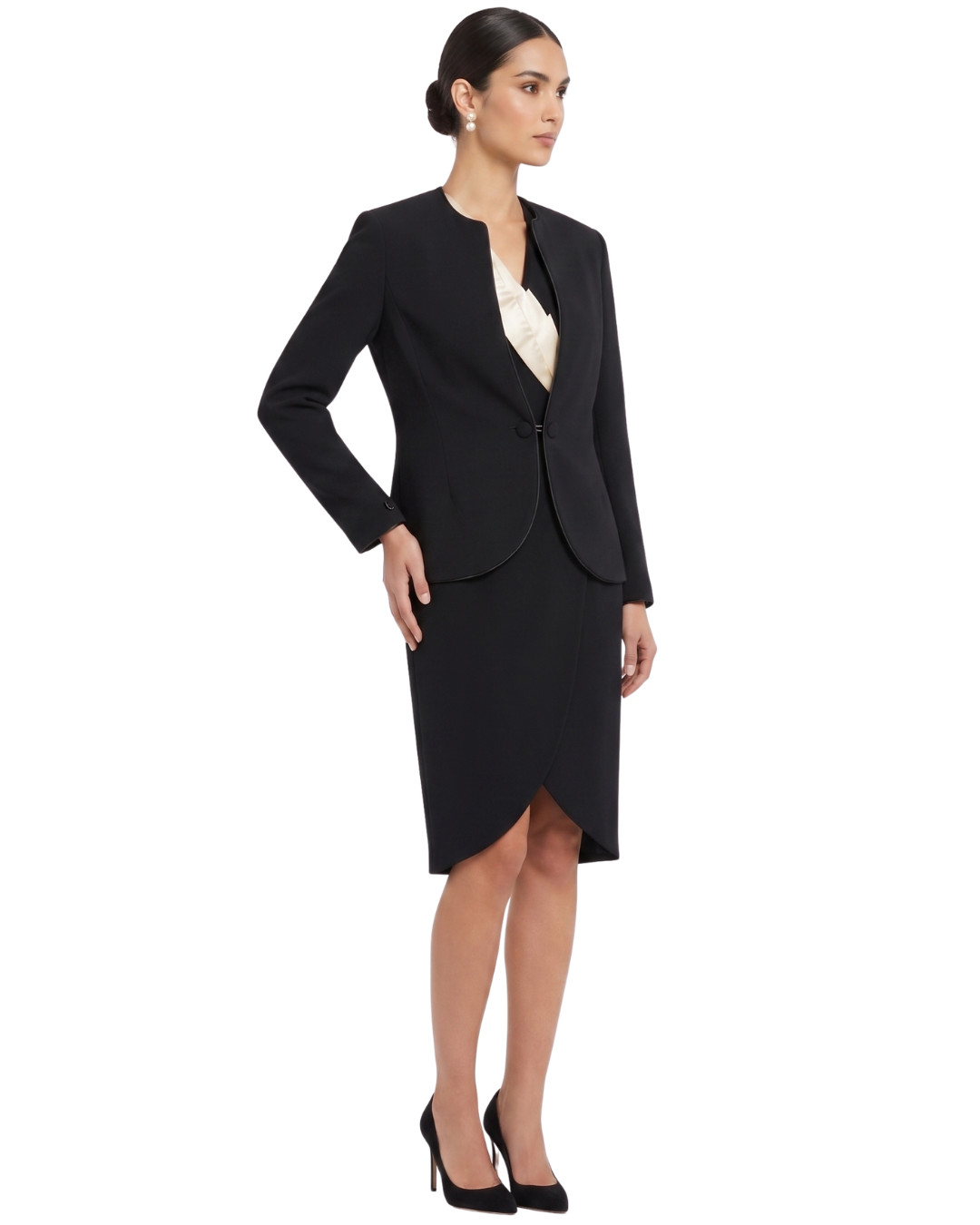 Valentino 1980’s Dress With Matching Reversible Jacket Wear Separate Or Together