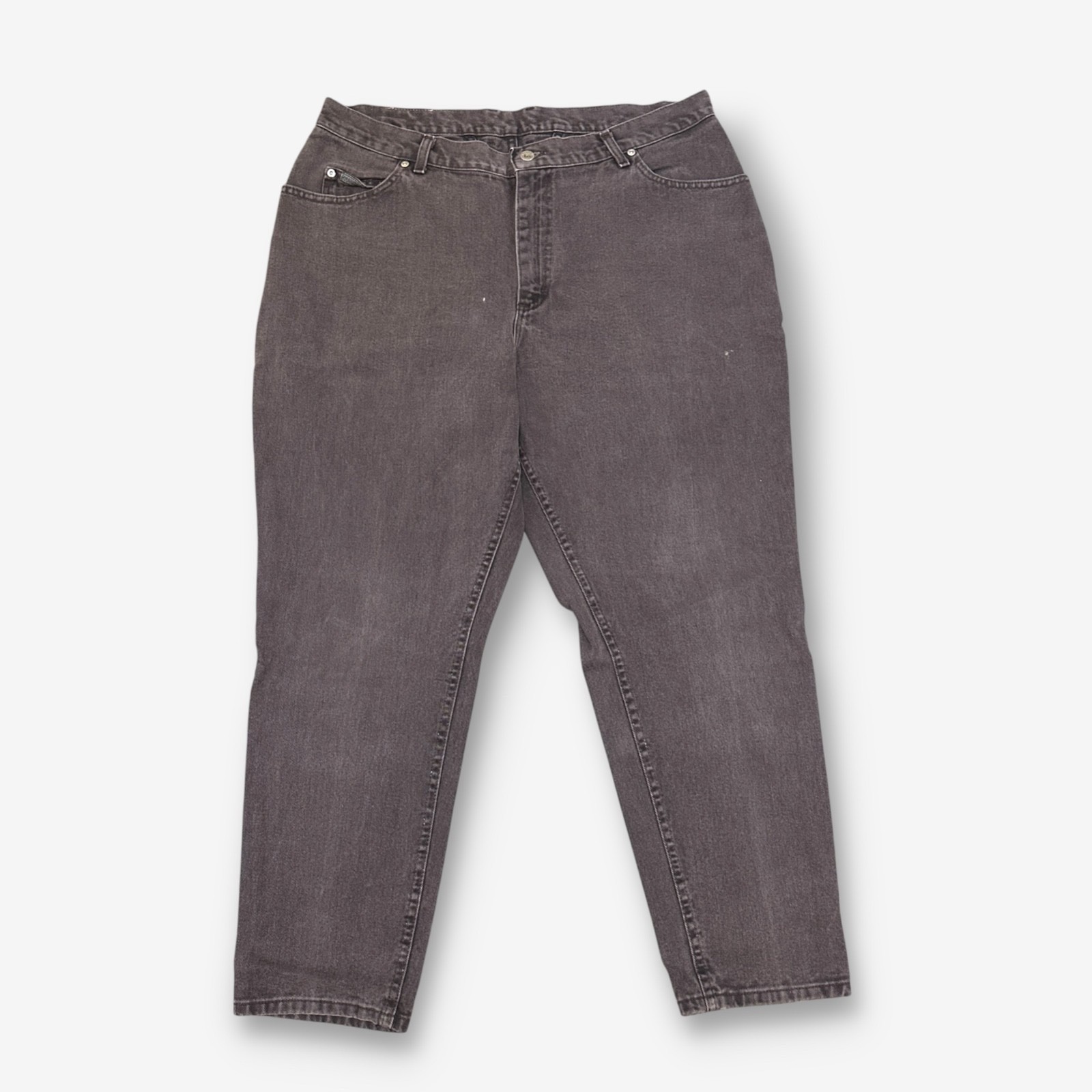 Vintage Lee Tapered Leg Mom Jeans Dark Brown W38 L28