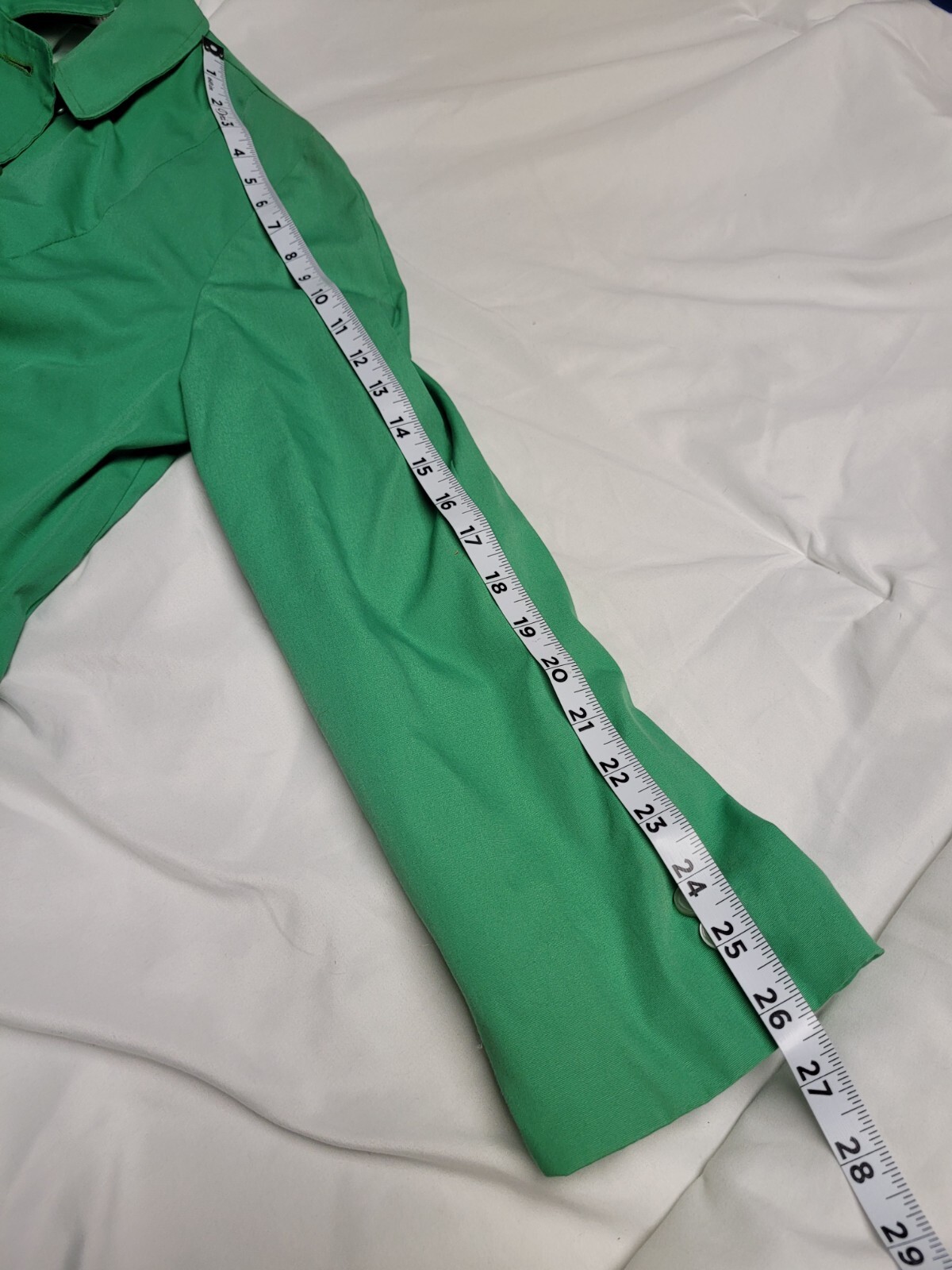 Vtg70s Linedtrench coat Green Currituck Outer Banks Collection by Jerold No Size