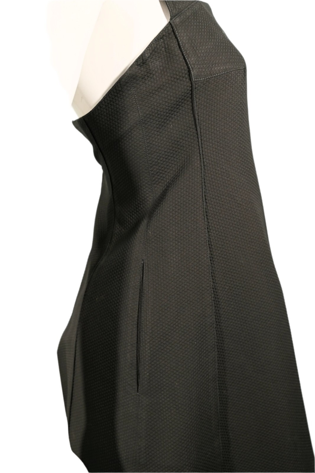 Vintage Claude Montana Black Mini Halter Dress, 'Montana’ Made in Italy XS/XXS