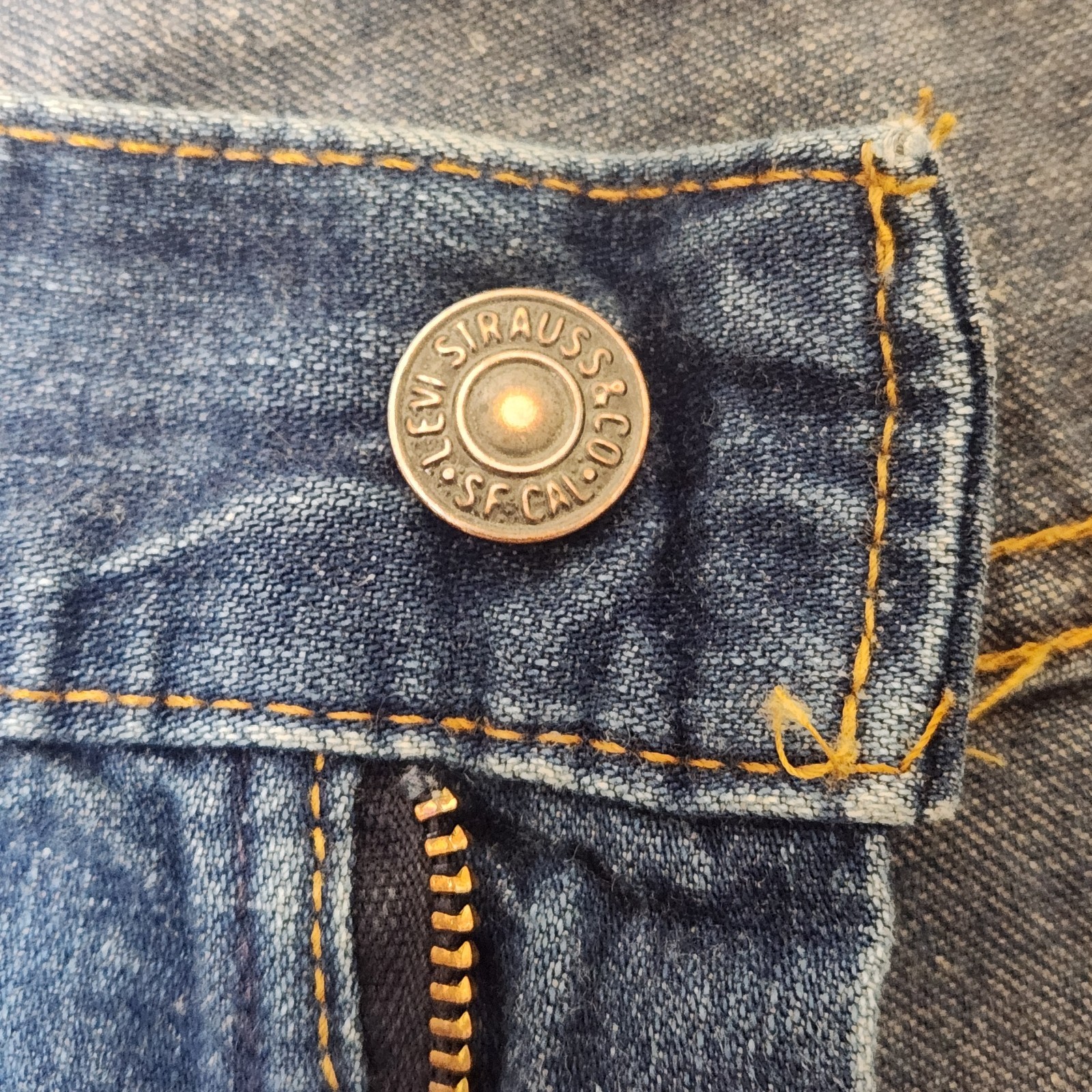 Rare Vintage 1979 Levi’s Plowboy Wide Leg Jeans 26×32 Bareback 70s Heritage
