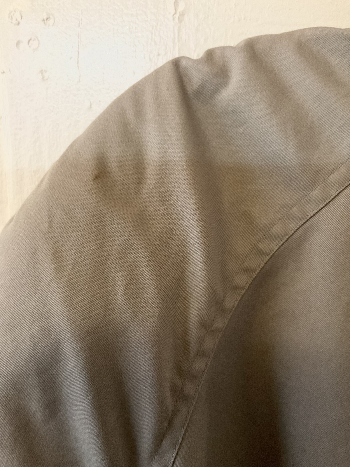 Vintage Y2K Rain Coat By Foxland Size M Circa 1980’s Gray Pleating Retro Vibes