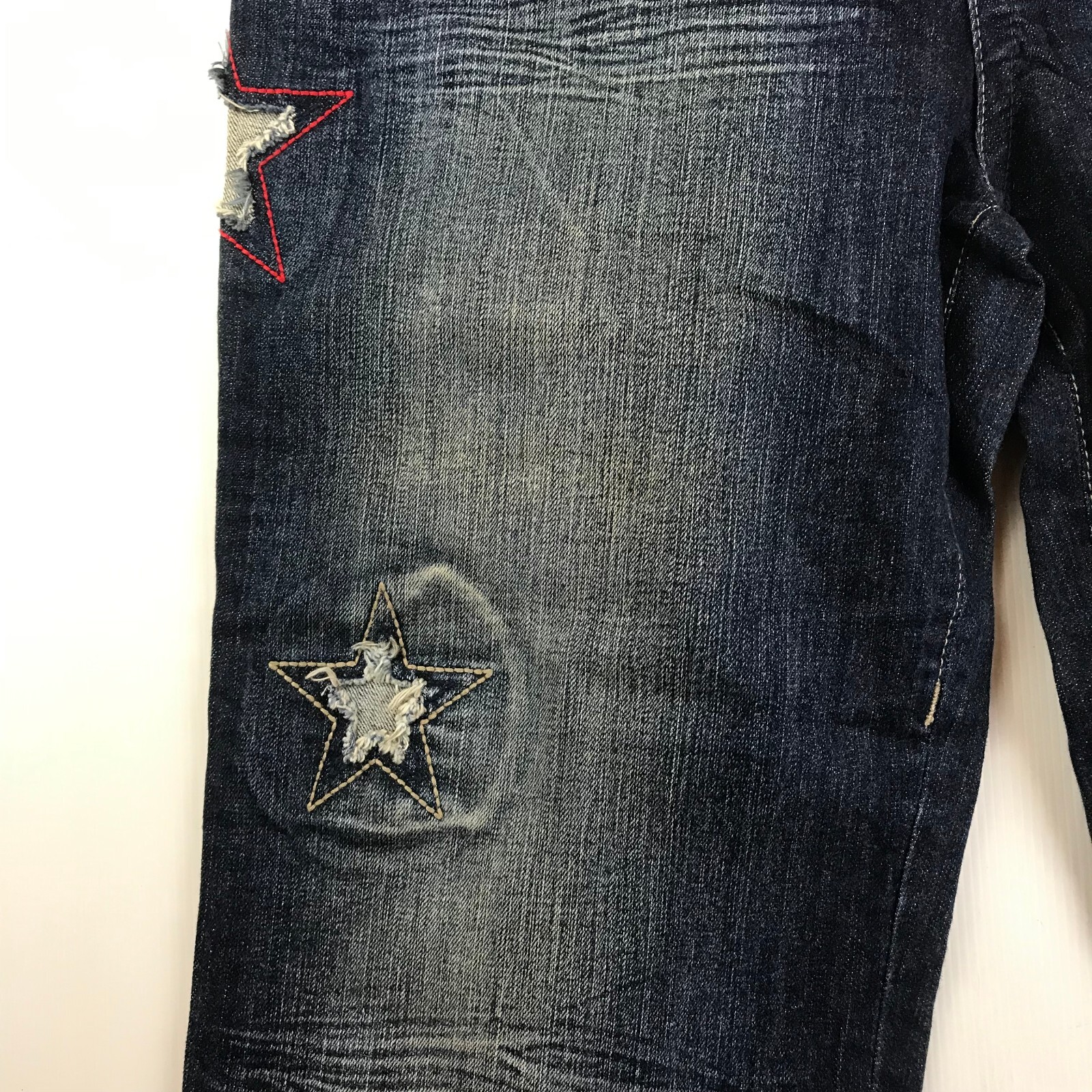 Vintage Roca Wear 3/4 Blue Jeans Size 15/16 New Old 90s Stock Made in Taiwan