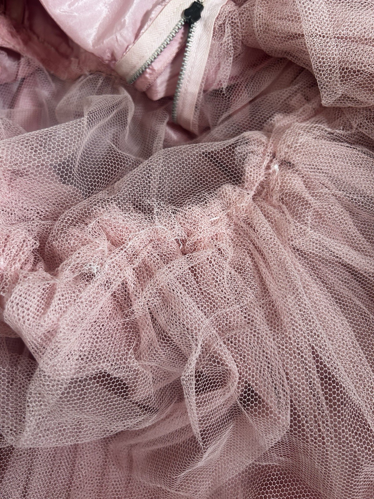 Vintage 1950s Will Steinman Rose Pink Cupcake Satin Silky Prom Gown Dress