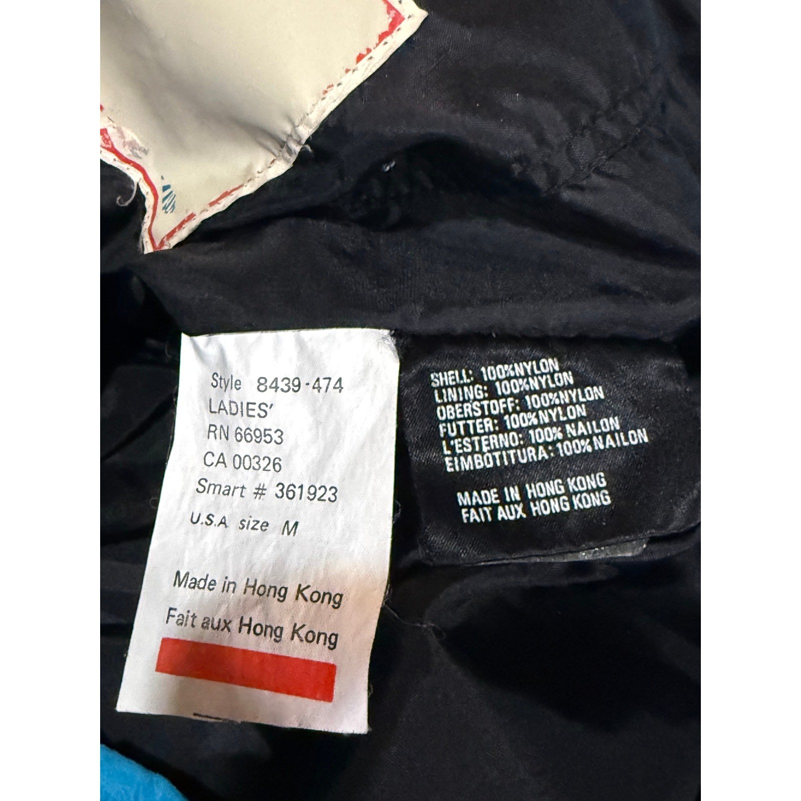 Vintage Tyrolia by Head Electric Blue Ski Jacket Womens M 8439-474 Windbreaker