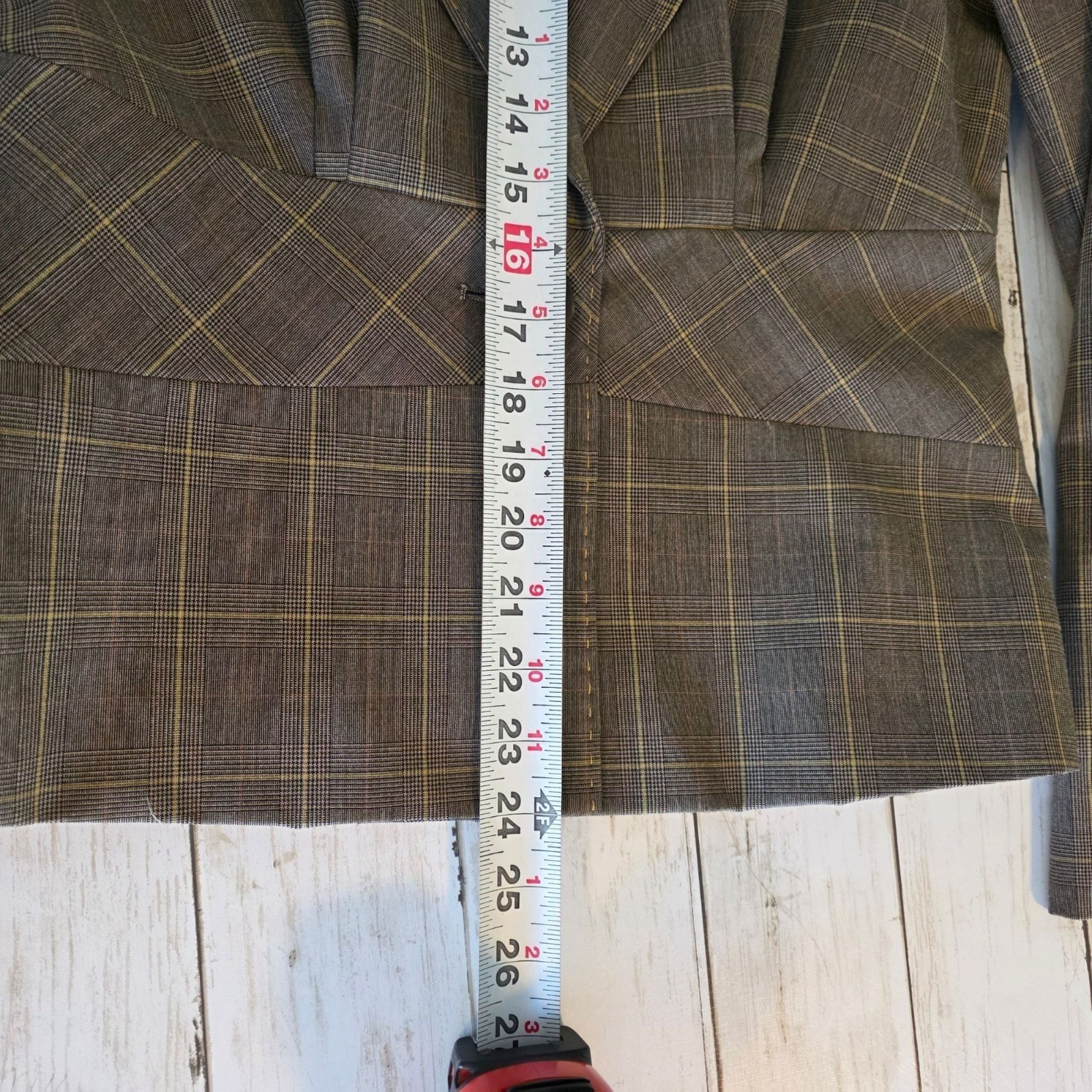 Vintage Harold’s USA Plaid Equestrian Blazer Novelty Horse Bit Lining 4 Acadamia