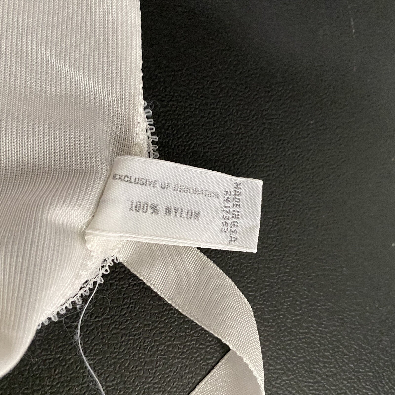 Vintage Komar Slip Dress Average 38 S/M Lace Trim Ivory White Cami100% Nylon