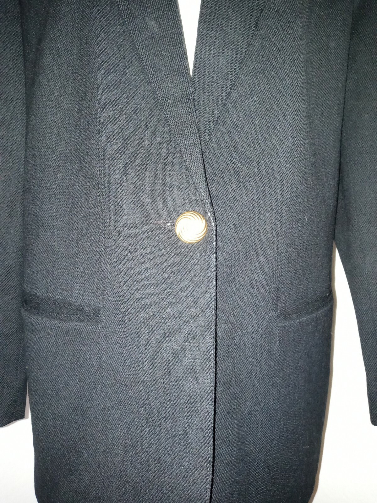 Savannah Blazer Black Vintage Sz 4 For Womens (B51)