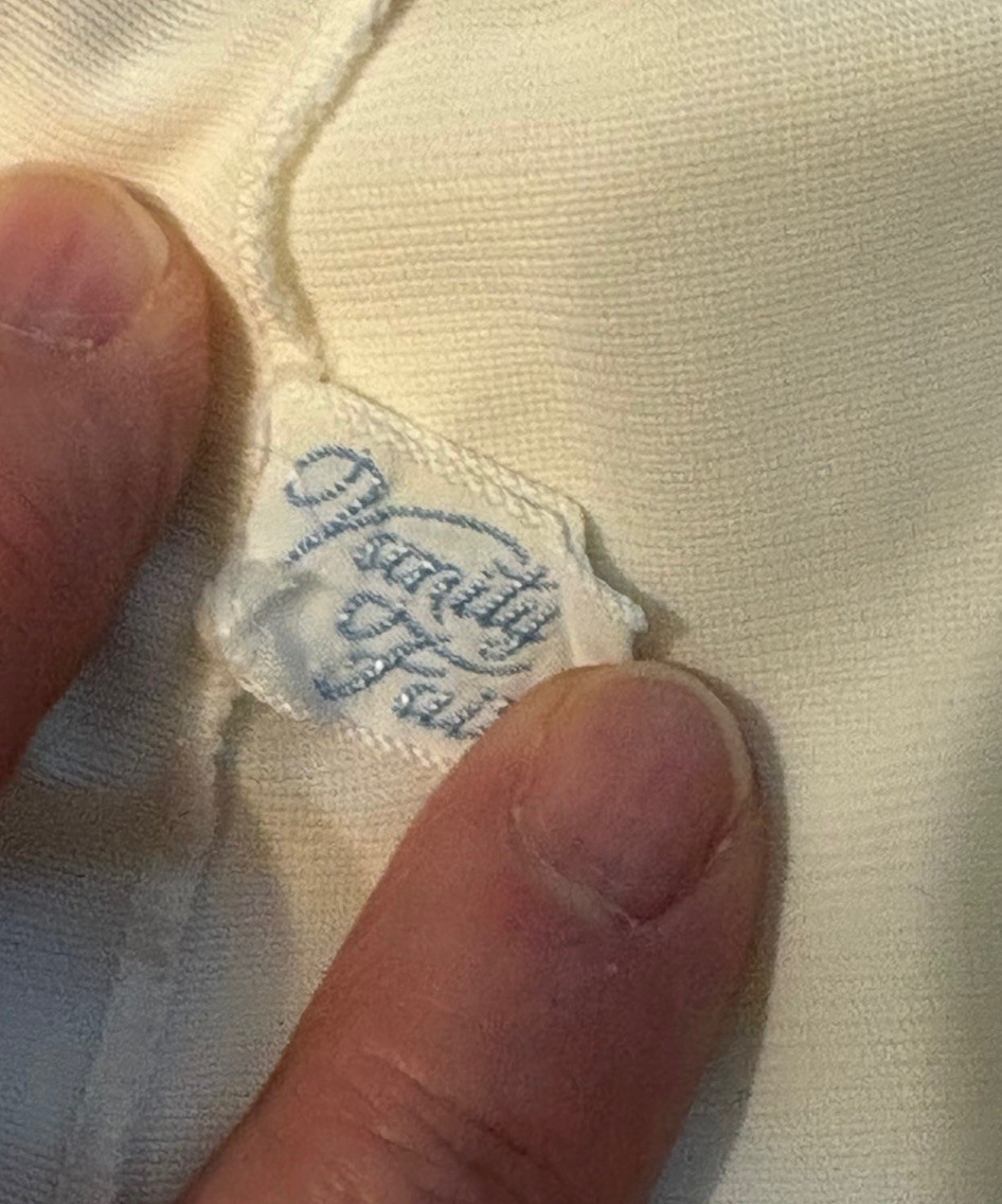 Vanity Fair~Vintage Scalloped Lace Trim Tricot Nylon Tricot Nylon~Size Small
