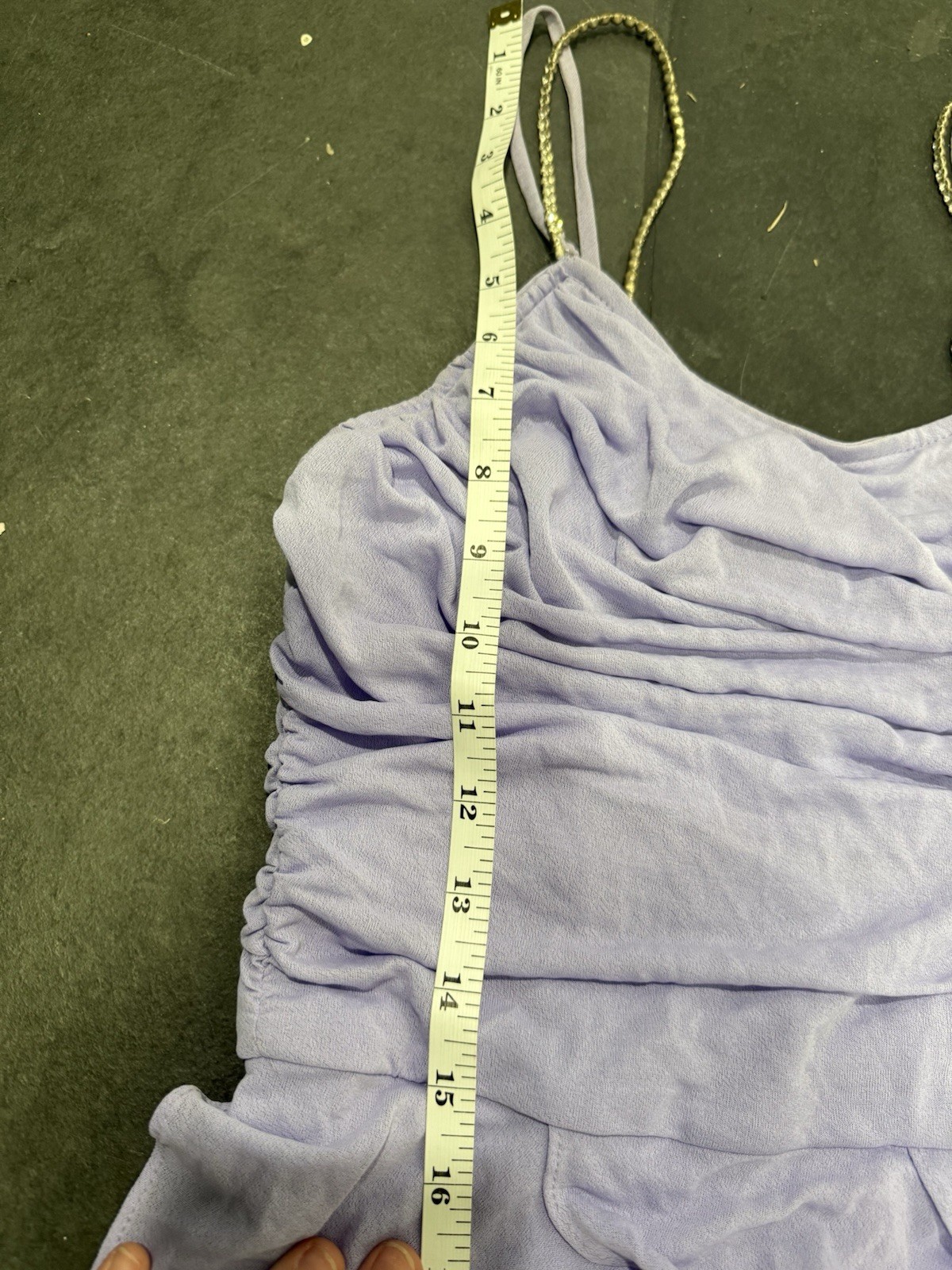 Vntg 1970s/1980s Lilac Purple Ruffle Maxi Dress Fairy Cottage Core Princess XS