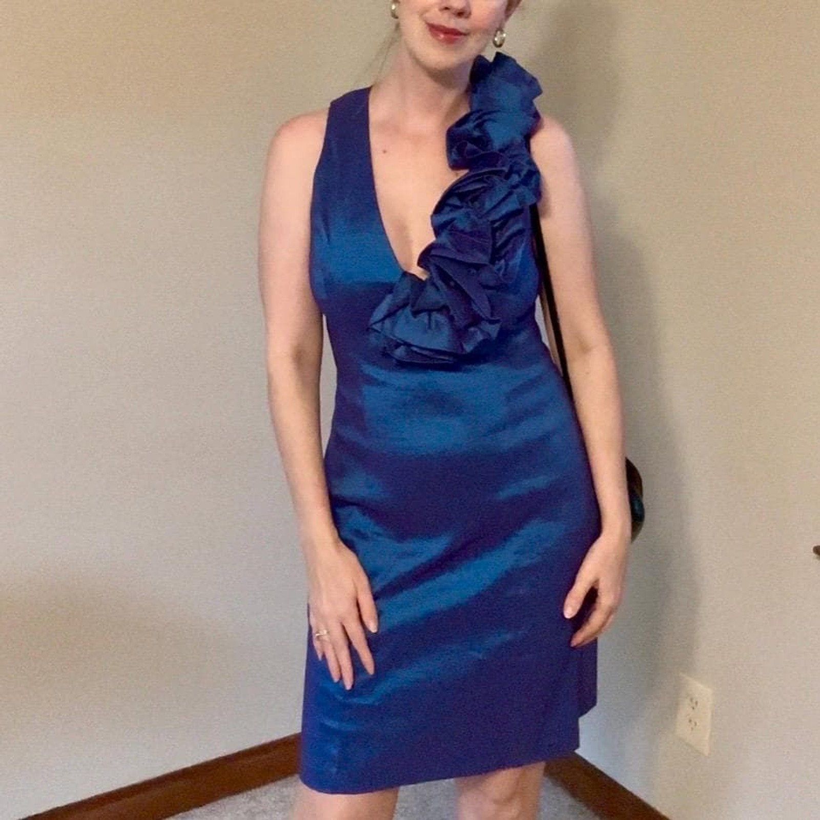 Vintage Y2K Jessica McClintock Avant Garde Whimsigoth Cocktail Dress Size M
