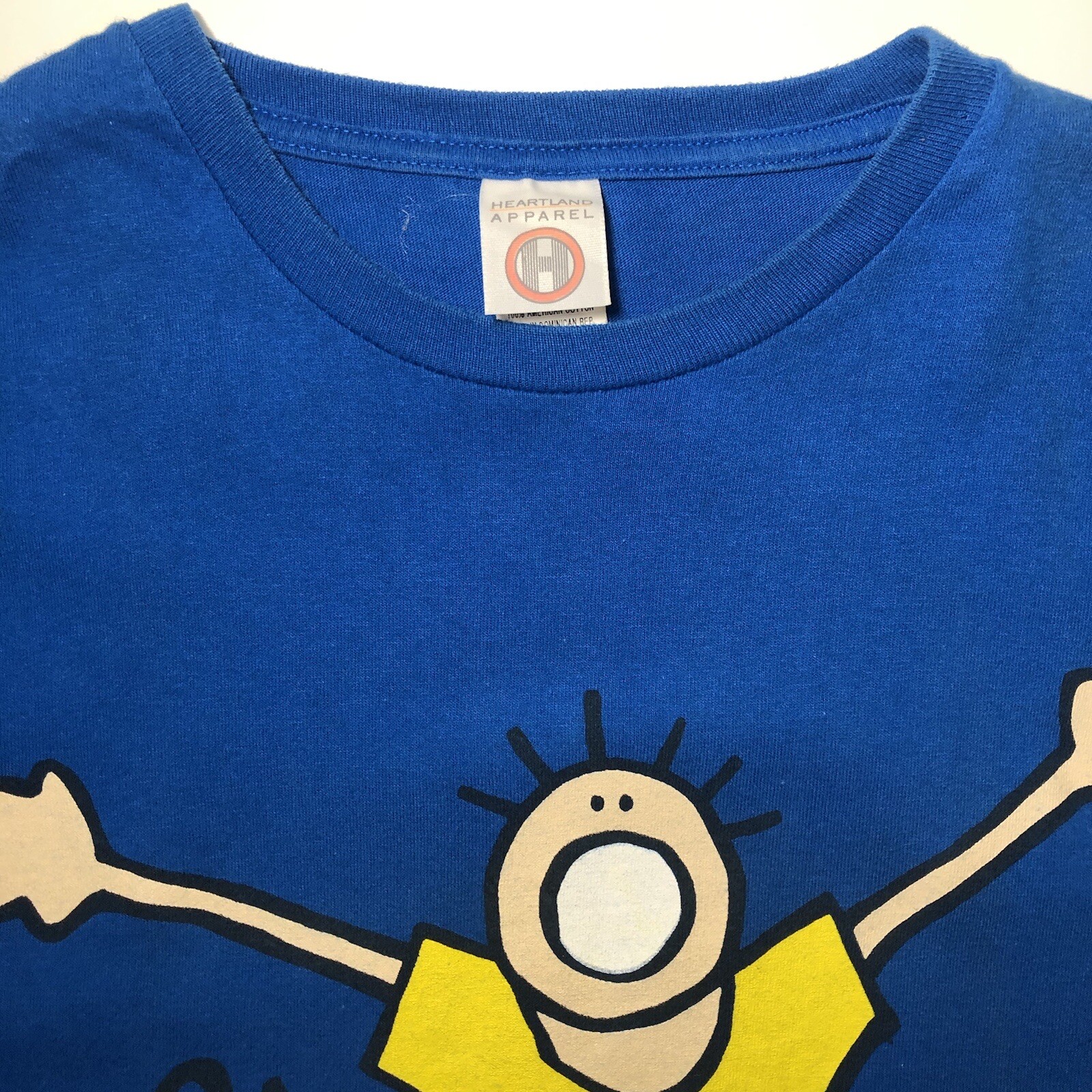 Vintage Heartland Apparel Nightmare Shirt One Size Fits Most Pajamas Blue