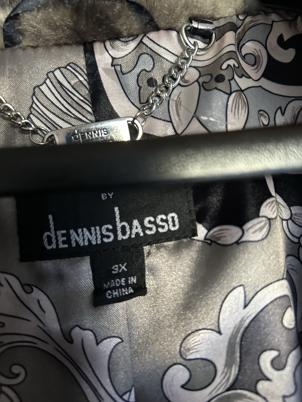 Dennis Basso Faux Fur Coat