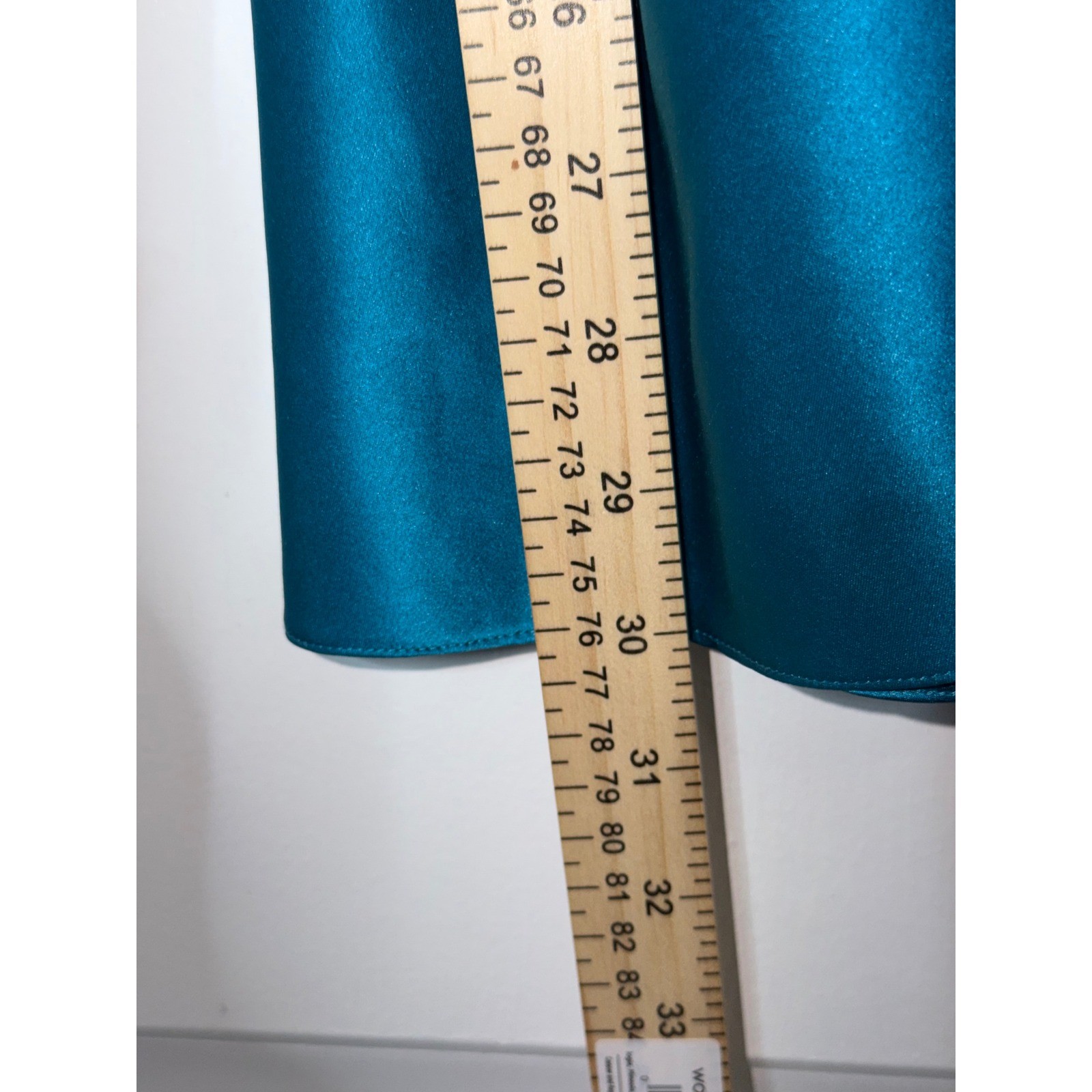 Vintage Victoria’s Secret Blue Satin Lace Trim Slip Dress Size P 90s Nighty