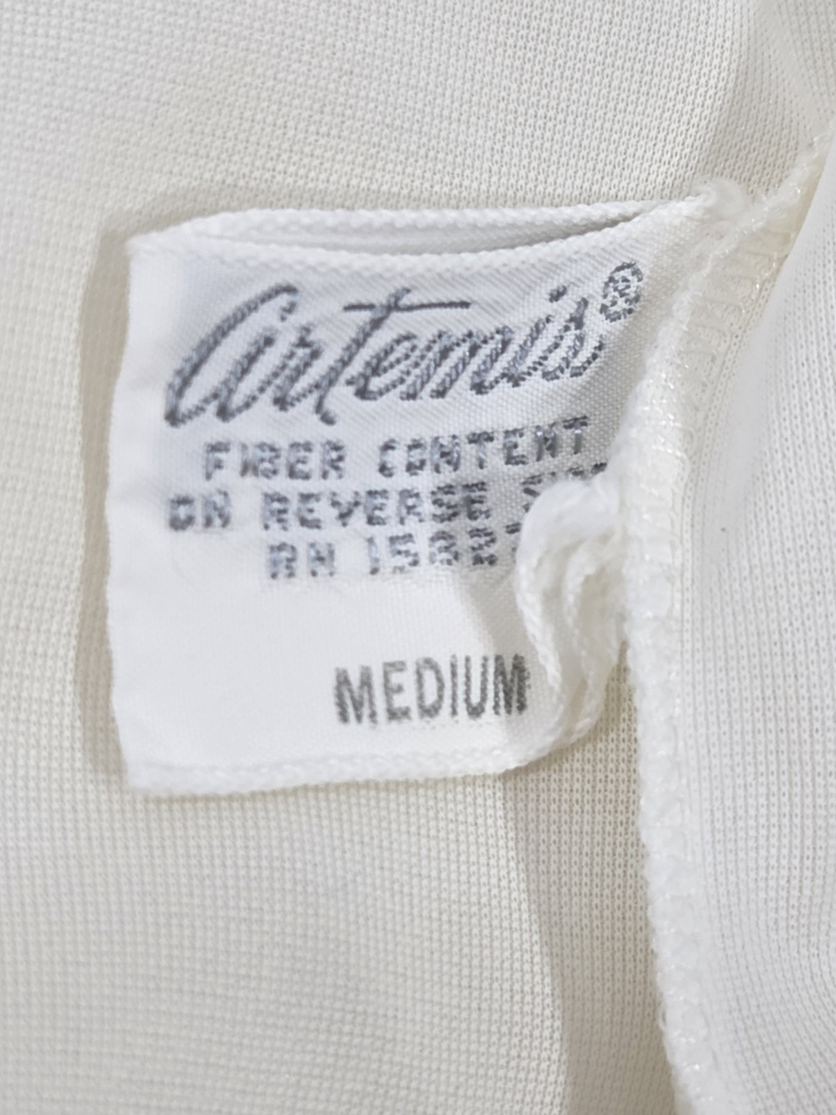 Artemis Vtg Peignoir Robe Medium White Sheer Nylon Lace Butterfly Bridal Flaws