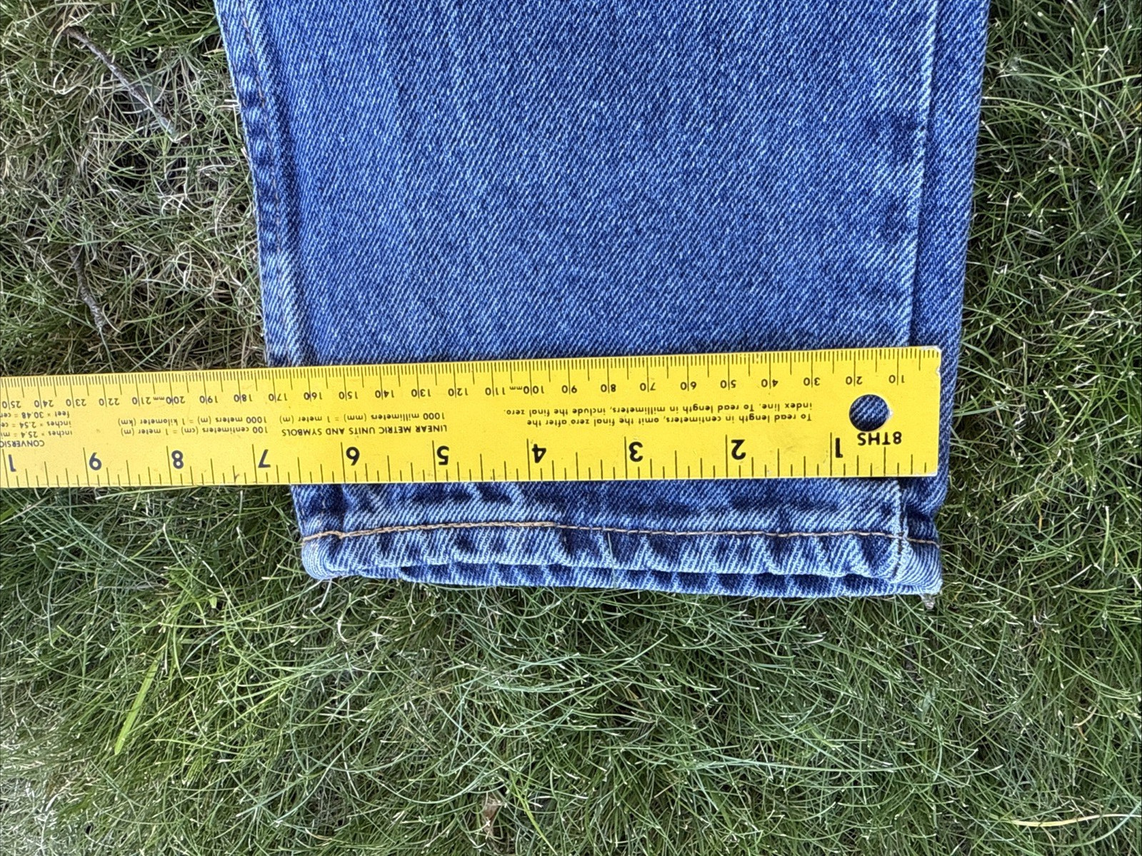 Vintage 1997 Levi’s 960 Orange Tab Loose Fit Straight Leg Jeans Size 5 JR M Blue