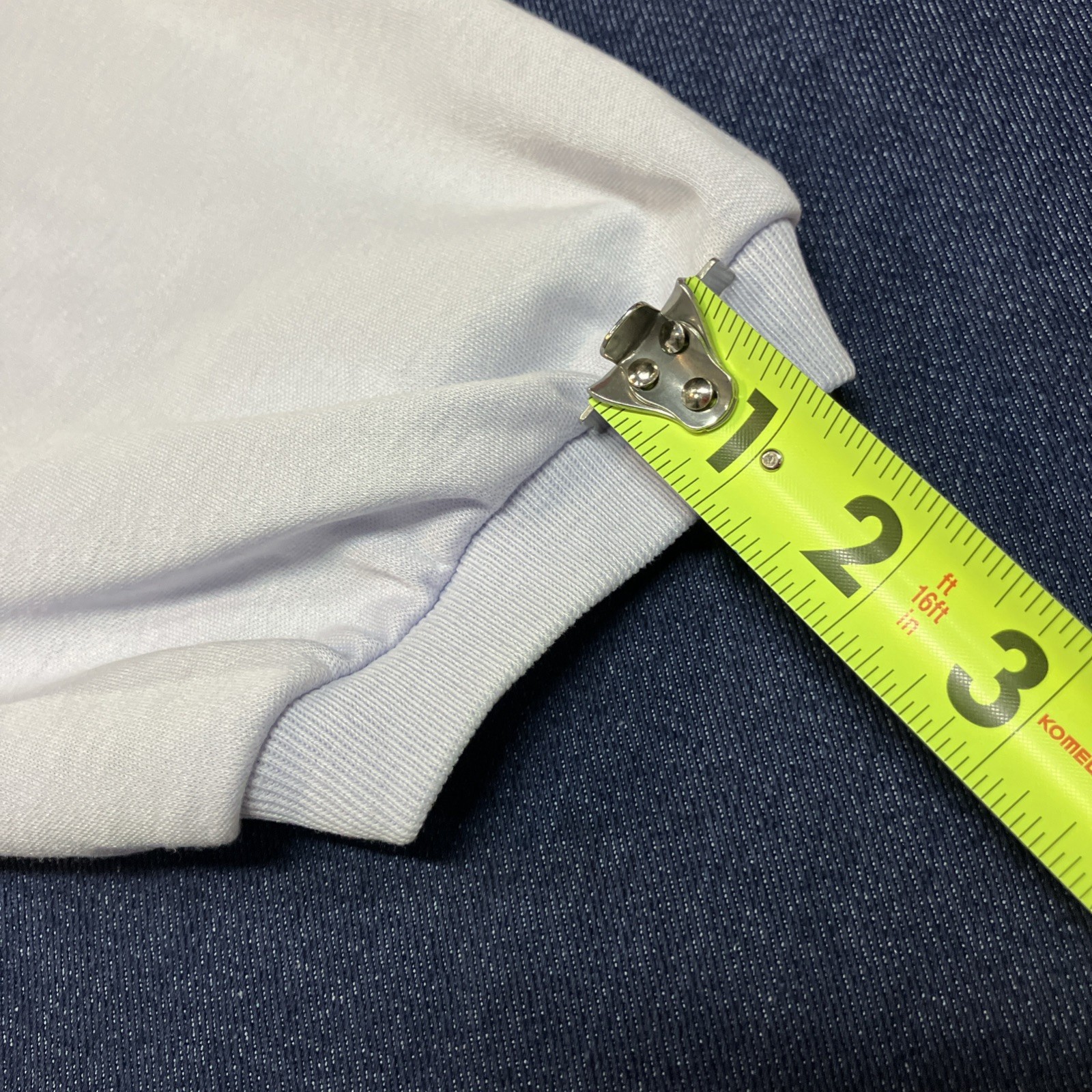 Vintage 70s 80s Jantzen Banded Button Collared Short Sleeve Knit Shirt Blue M