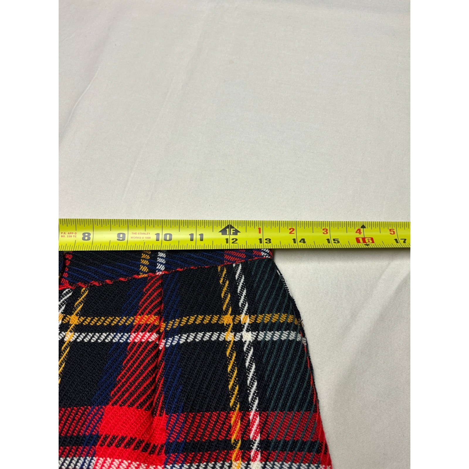 Vintage Herbert Grossman Cynthia Sobel Red Plaid Suit Set Size 8 W26 L24 USA