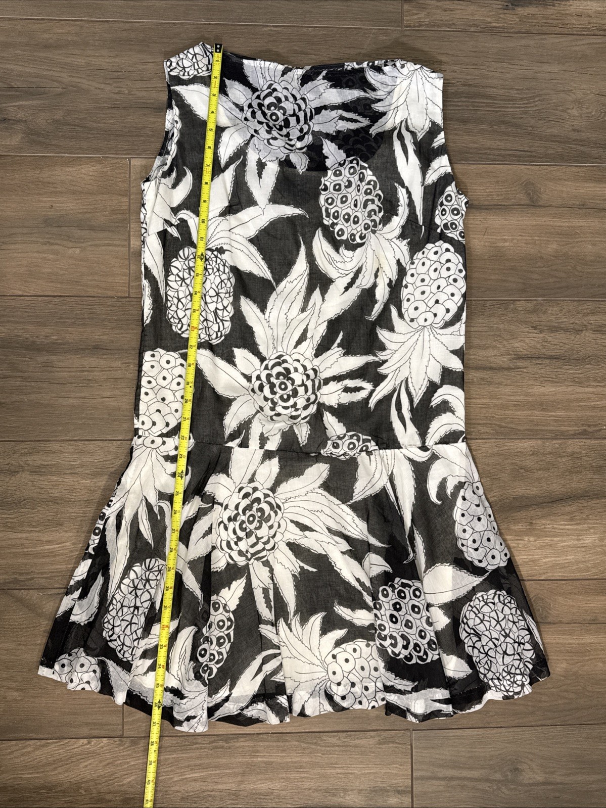 Vintage 1960s Women’s Drop Waist Dress Funky Maximalist Handmade S/M