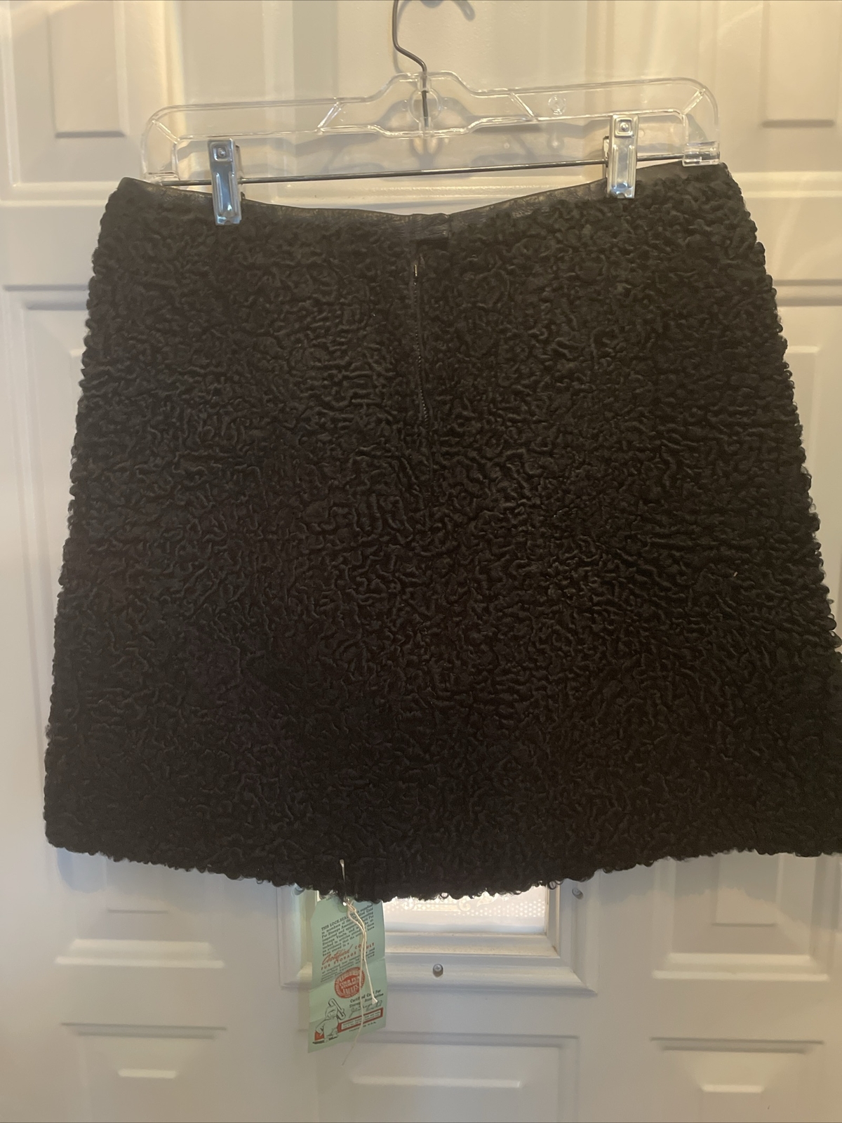 Curly Persian Lamb Wool Skirt