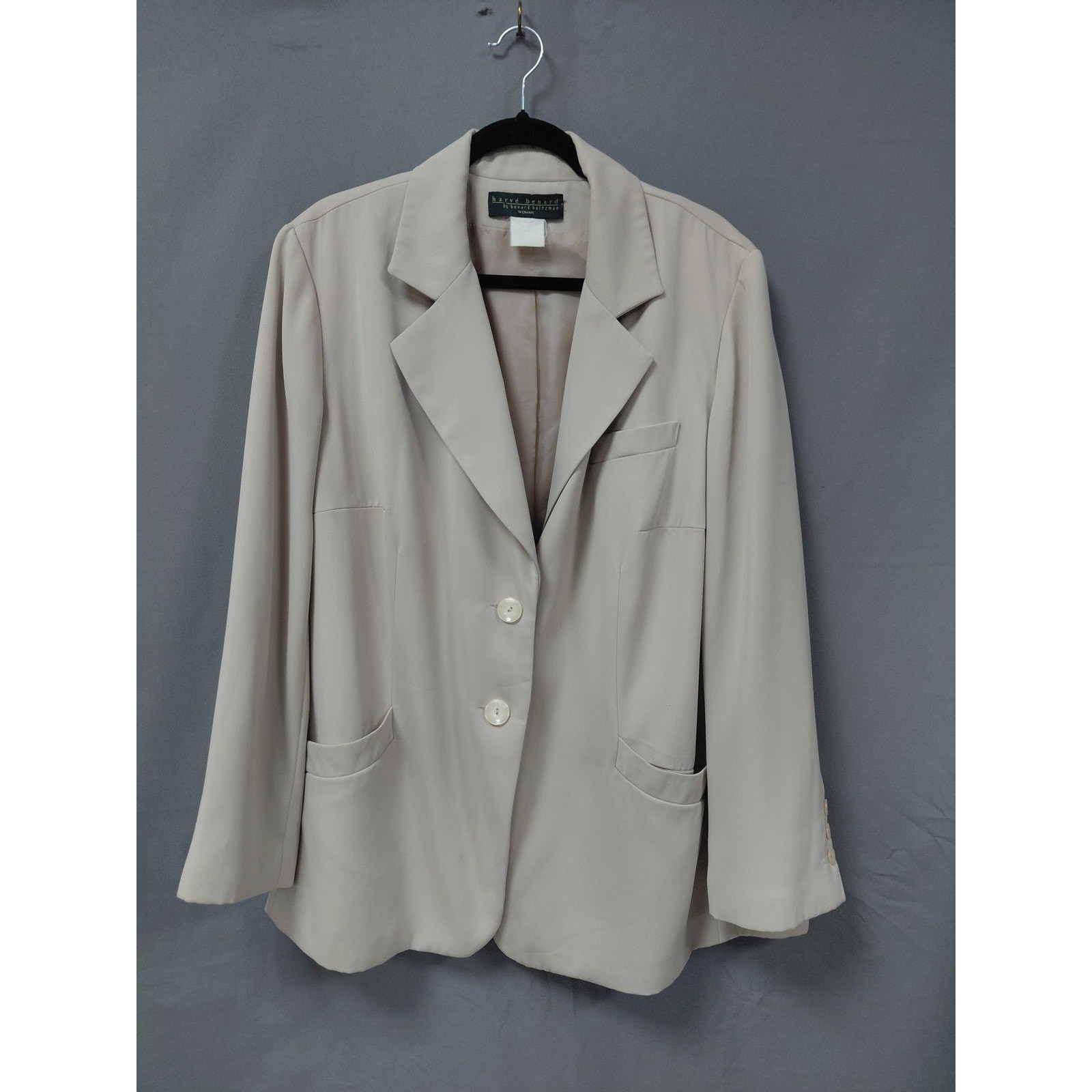 Vintage Harve Benard Two Button Blazer Jacket Women See Measurements