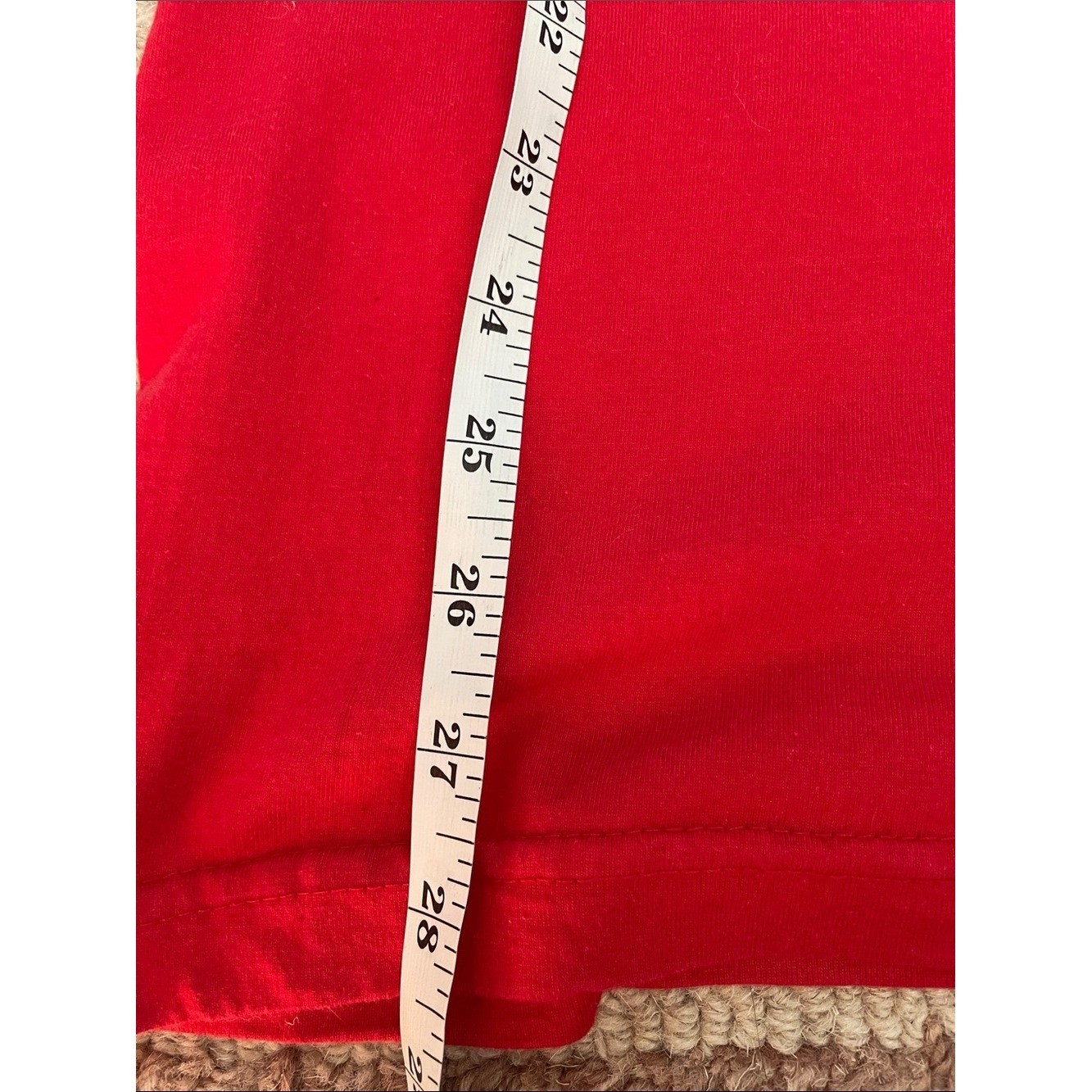 Vintage Impressions Canada Québec Red Short Sleeve Tee 100% Cotton Size Small
