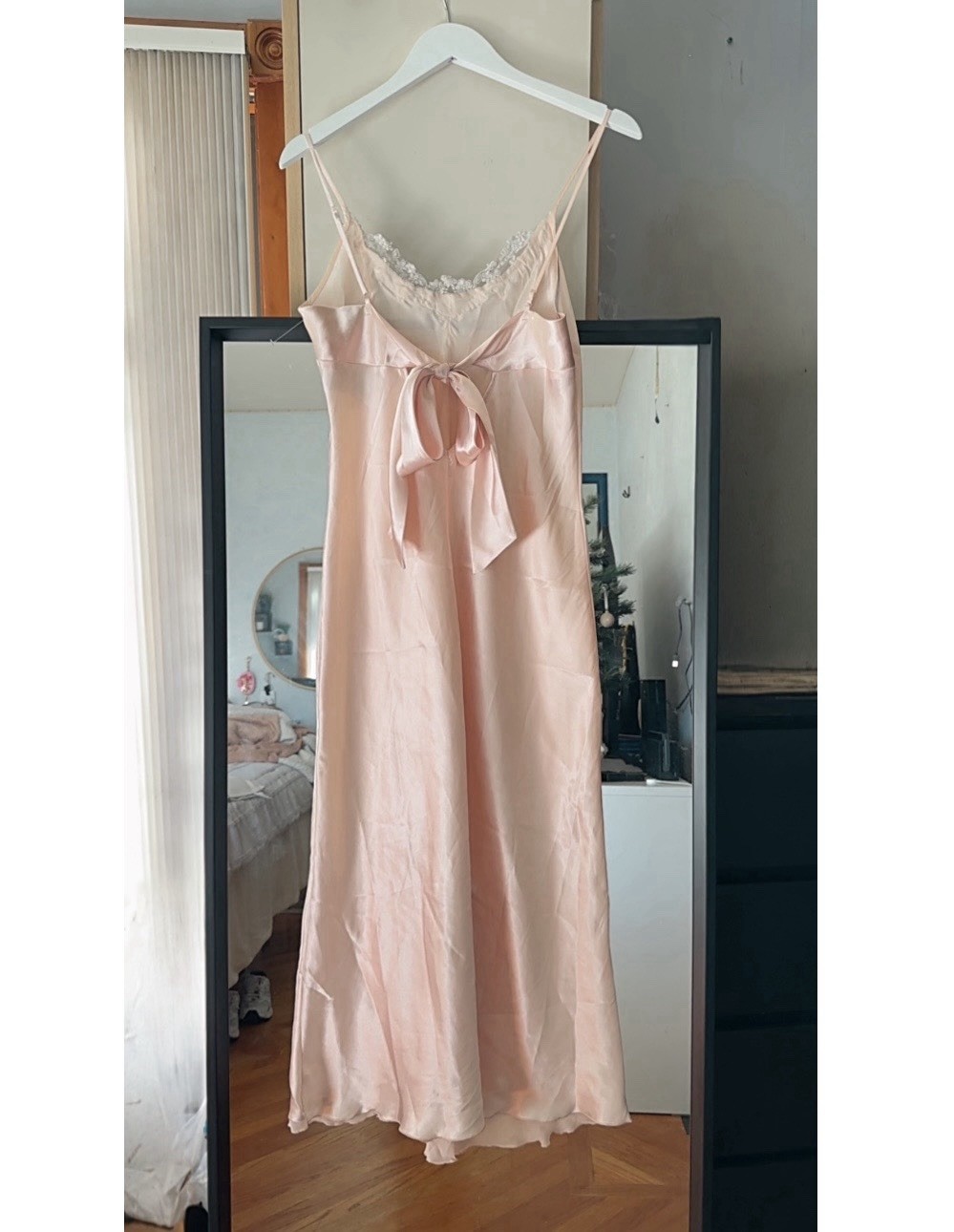 Vintage 90s Expressions Silky Lingerie Slip Dress