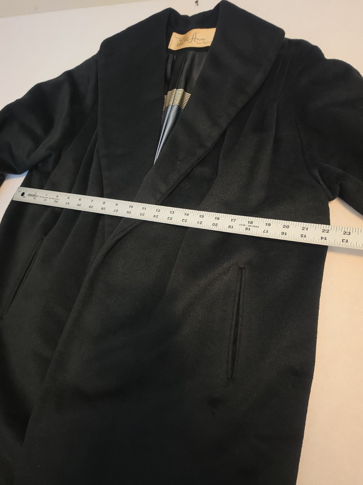 1950s Lilli Ann Blin & Blin French Wool Trench Coat Amazing Condition