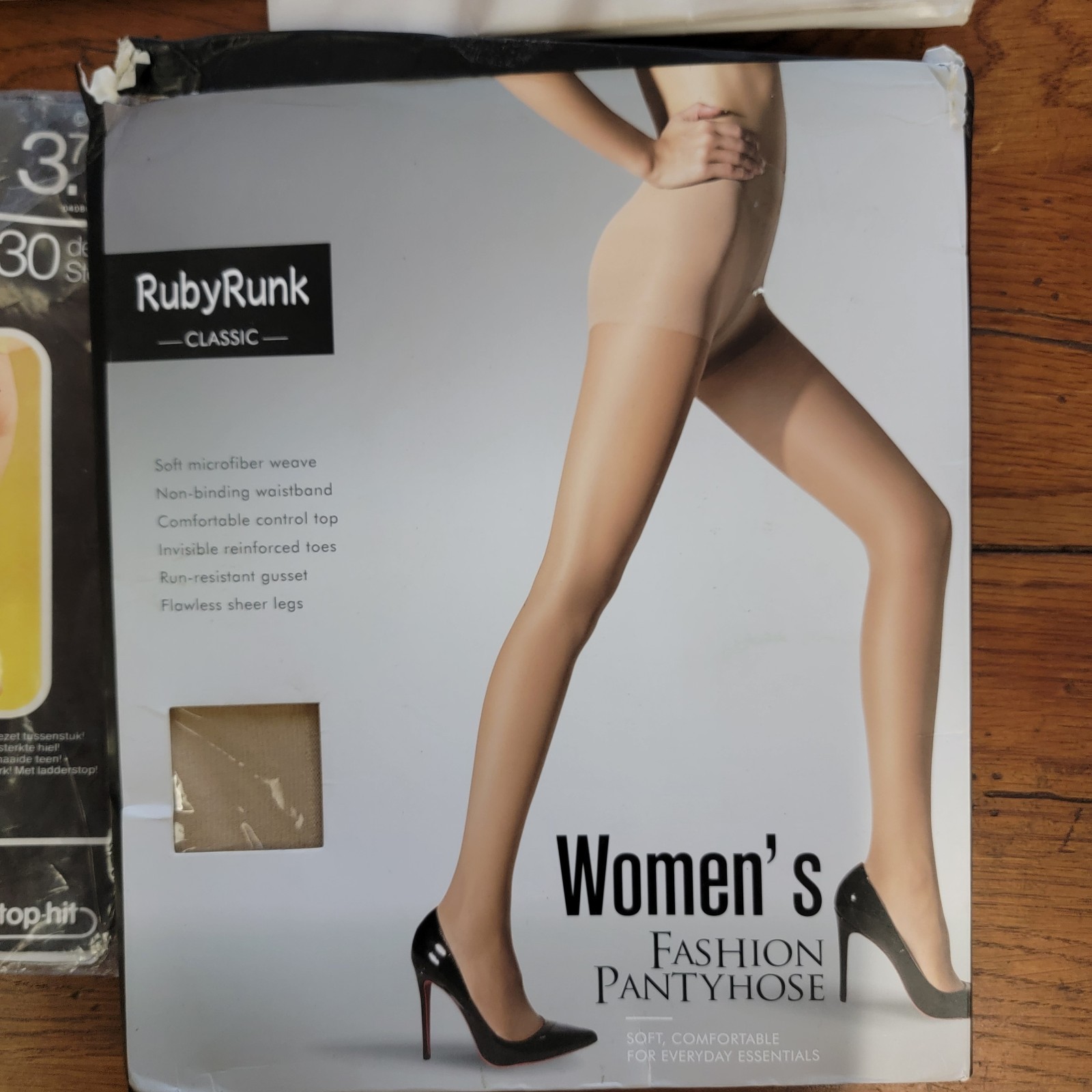 Vintage Lot of 8 Pantyhose 7 Pkgs New Old Stock Small, M/L Petitie, S/M Various