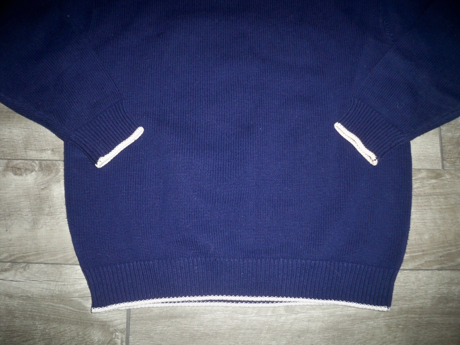 Eddie Bauer Knit Purple Sailing Boating Yacht Sweater Jumper Womens Large Vtg