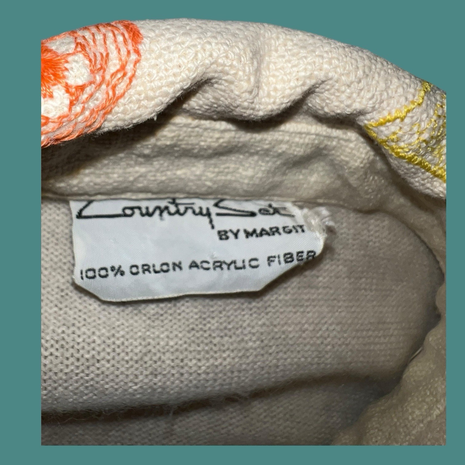 CITRUS FRUIT SALAD KNIT SWEATER ART DECO SWING ROCKABILLY VTG MCM MOD CARDIGAN