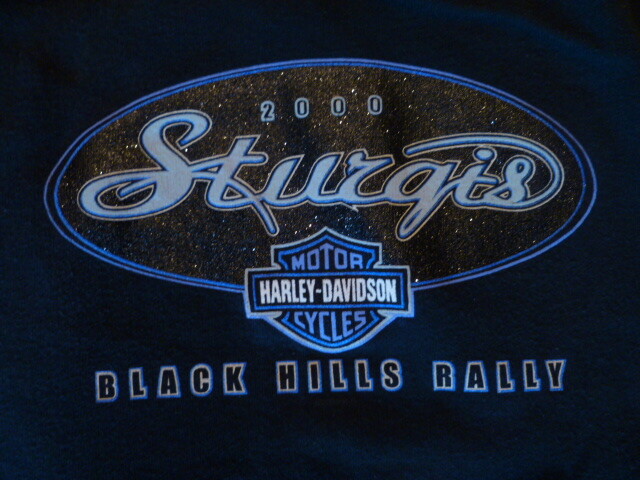 Womens Vintage Sturgis Harley Davidson spaghetti strap T- shirt Size L