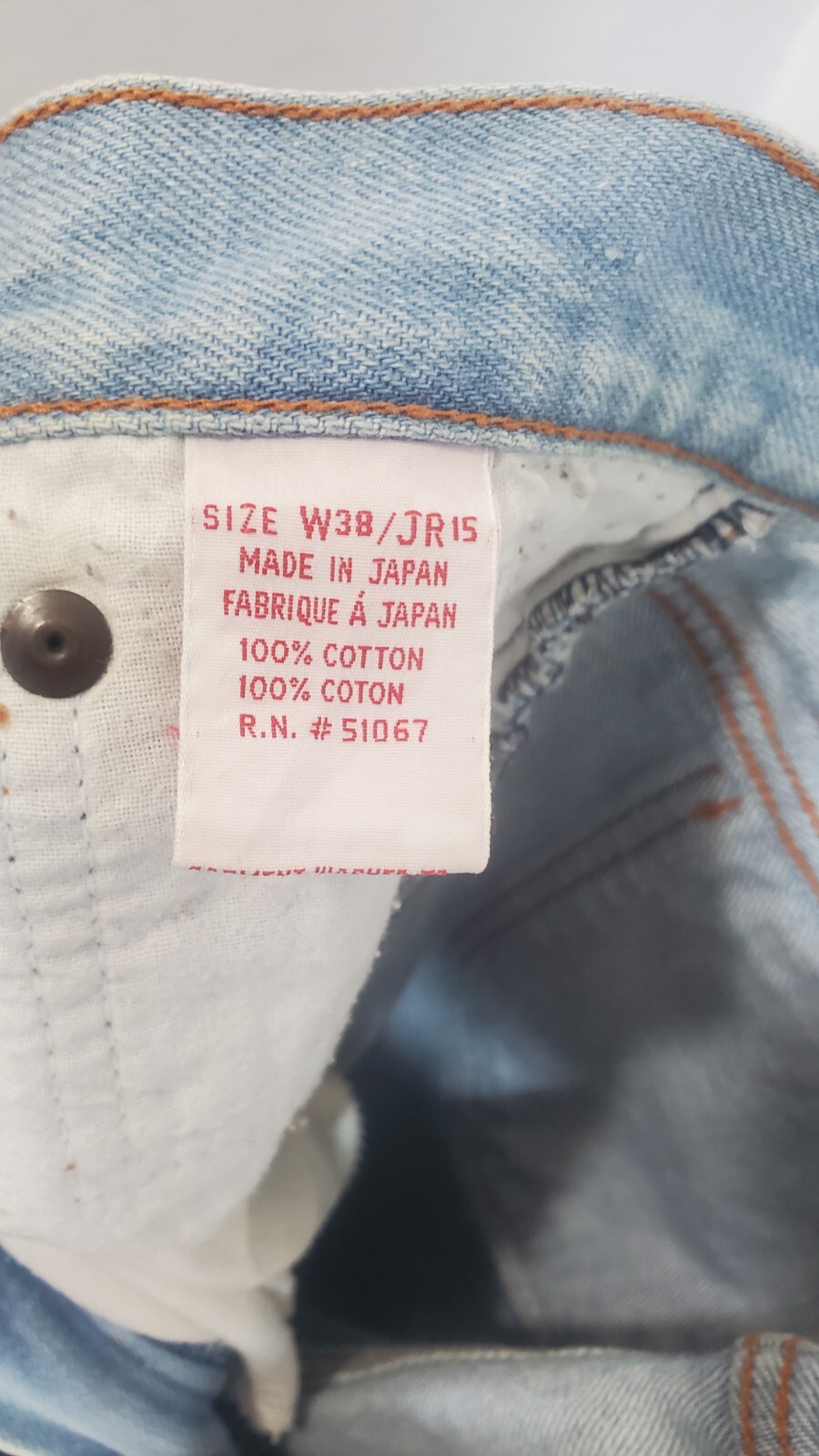 Vintage 1980’s-90’s Made in Paradise High-rise Wide Leg Jeans SZ 38 Jr.15