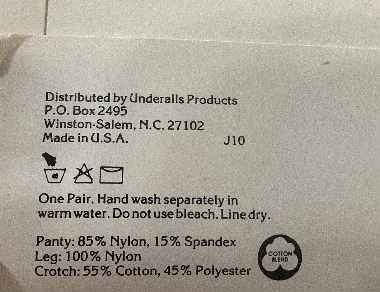 Slenderalls Underalls Pantyhose Sandalfoot Lot Of 3 ~ 2- Taupe 1 Beige Queen NOS