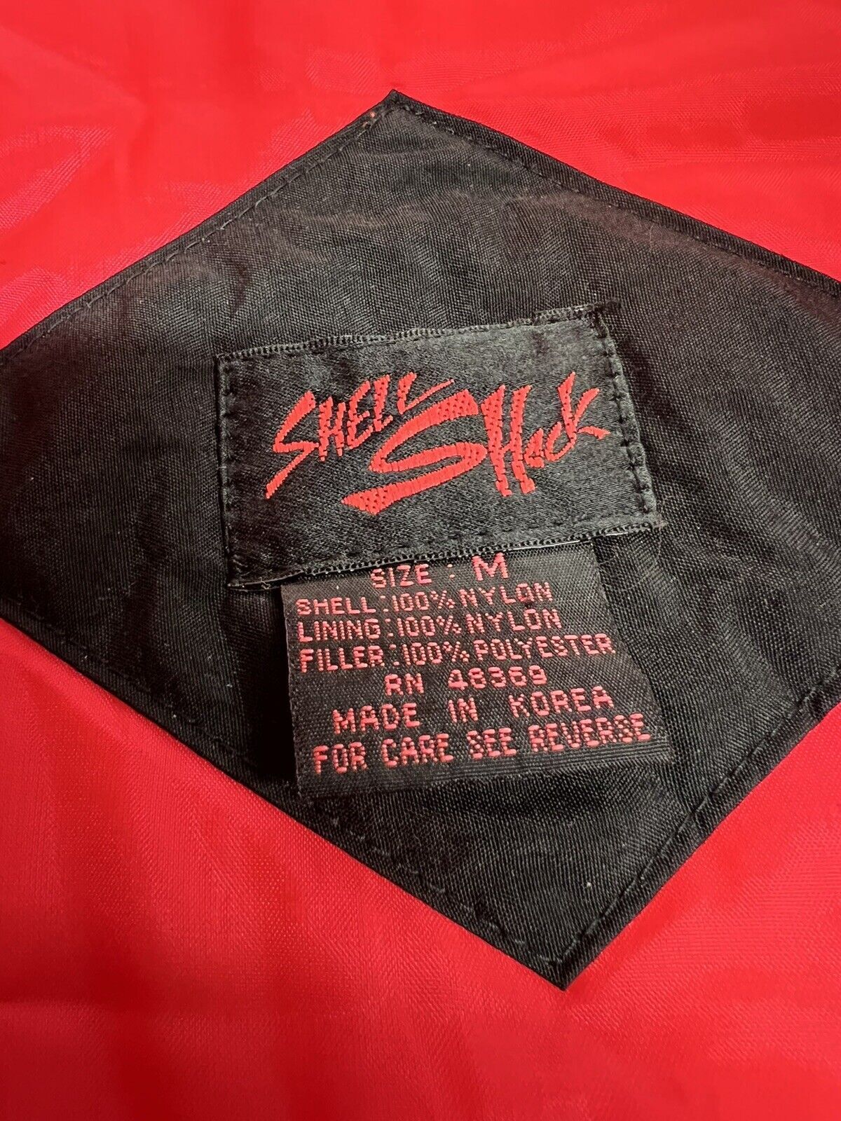 Vintage 80s 90s Shell Shock Ski Report Jacket Womens M Neon Pink/ Black