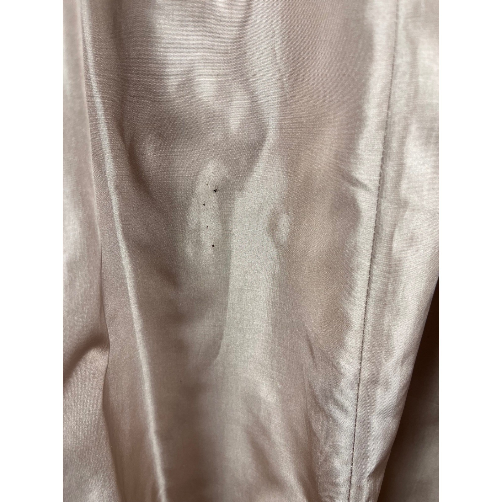 Vintage Foxland by Larson Taupe Belted Trench Coat Puff Sleeve Long Coat