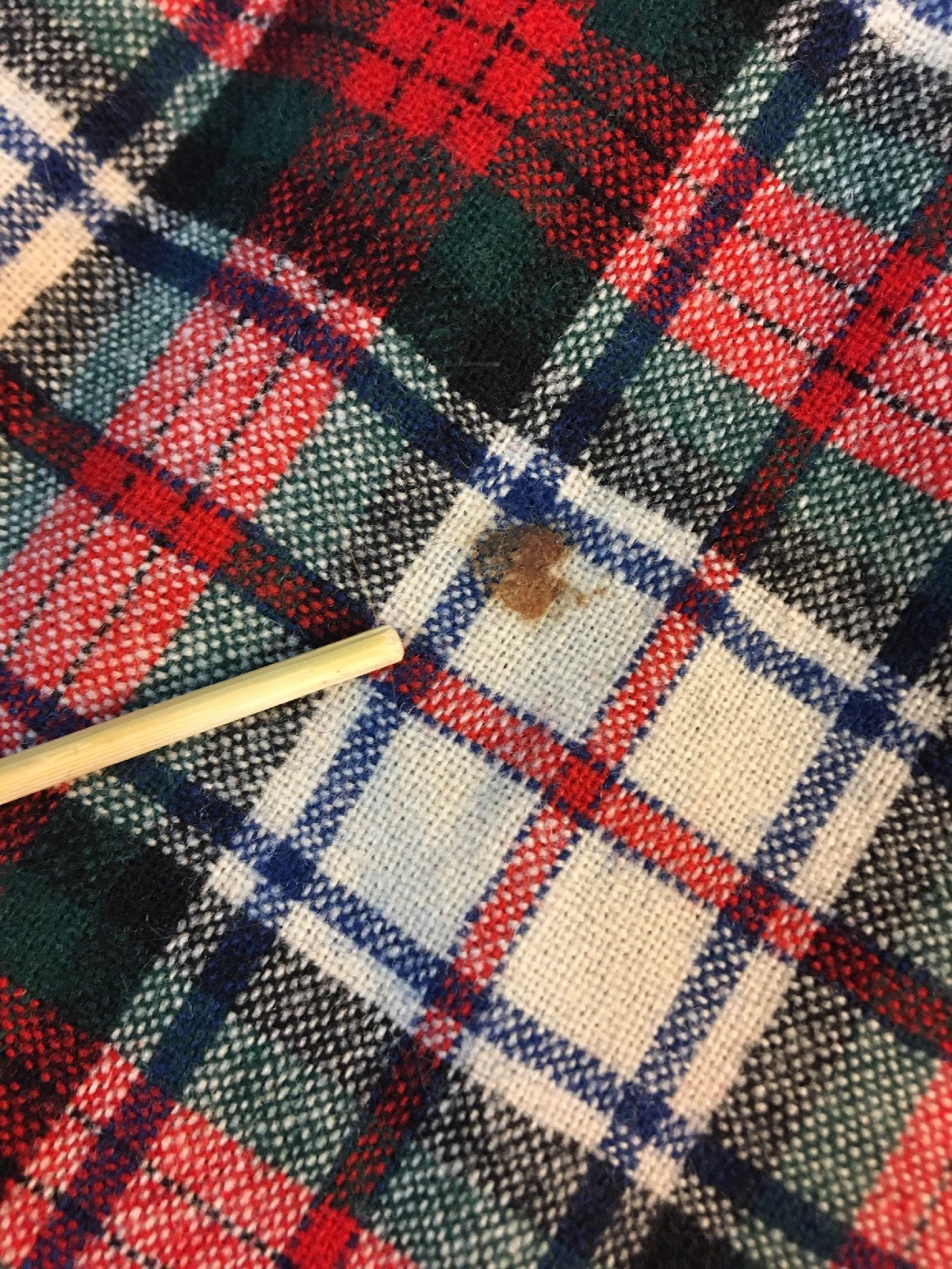 Vintage Pendleton Crepe Lined Wool Plaid Mini Skirt 26″ Waist Tartan