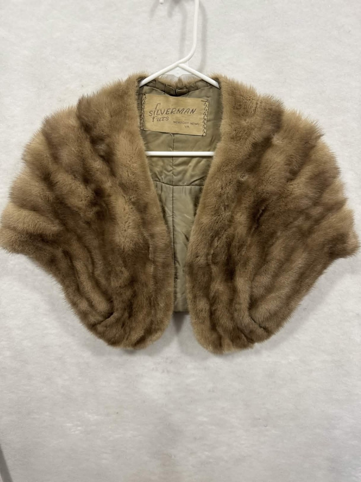 Silverman Furs Real Mink Stole/Cape Women