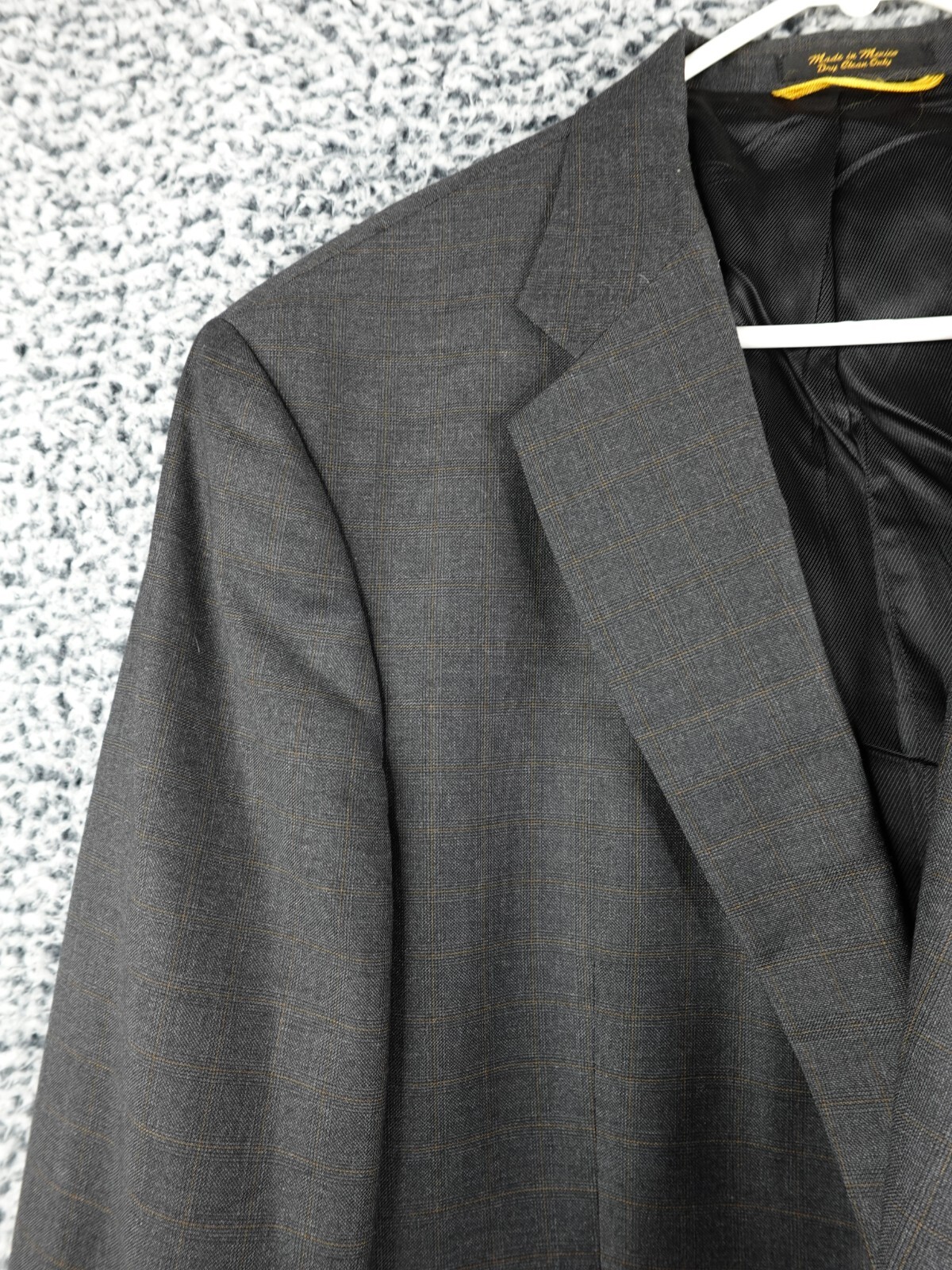 Bill Blass Black Label Meier & Frank Wool Sport Coat 44L Dark Gray