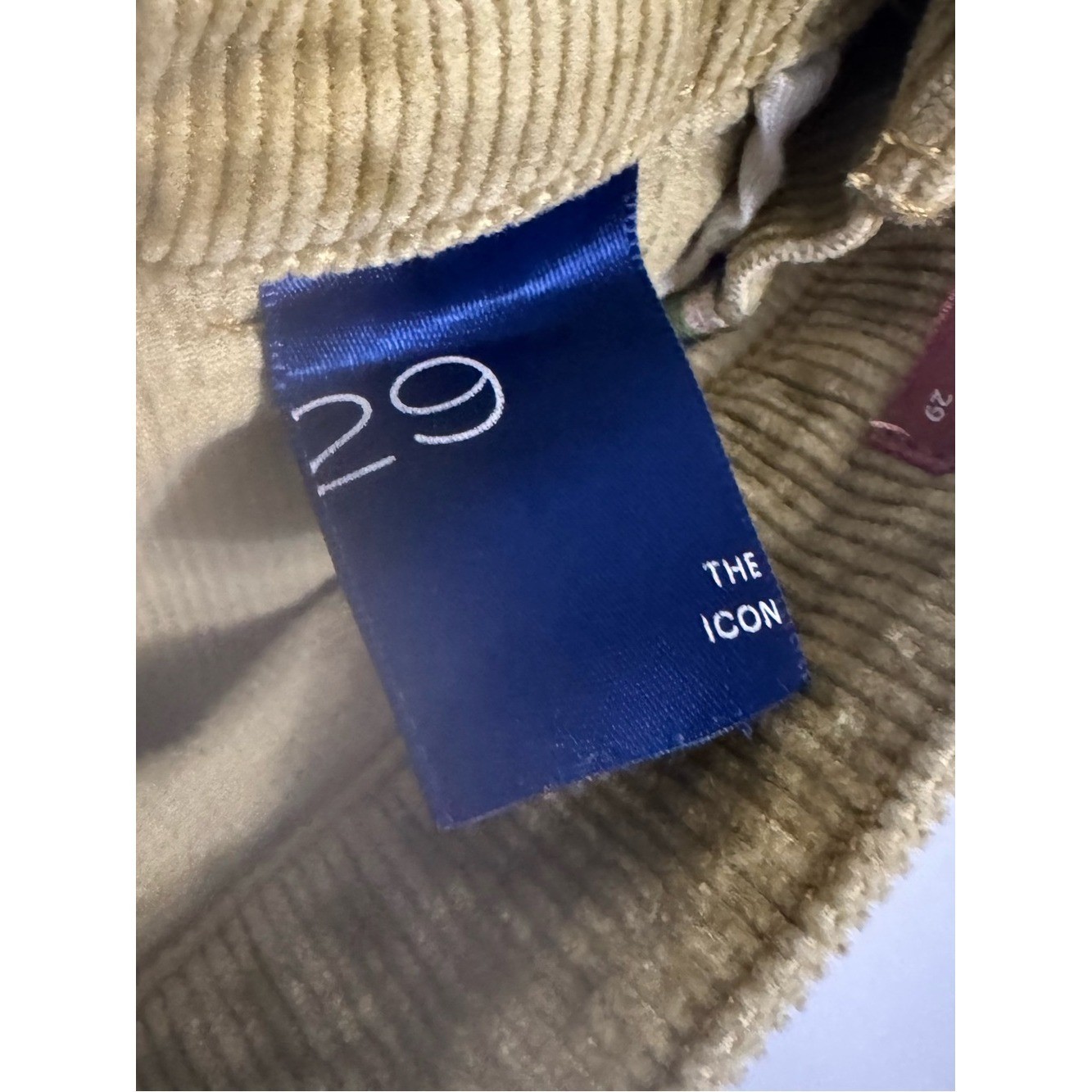Anthropologie Pilcro Icon Corduroy Flare Jeans Large Rounded Front Pockets 29