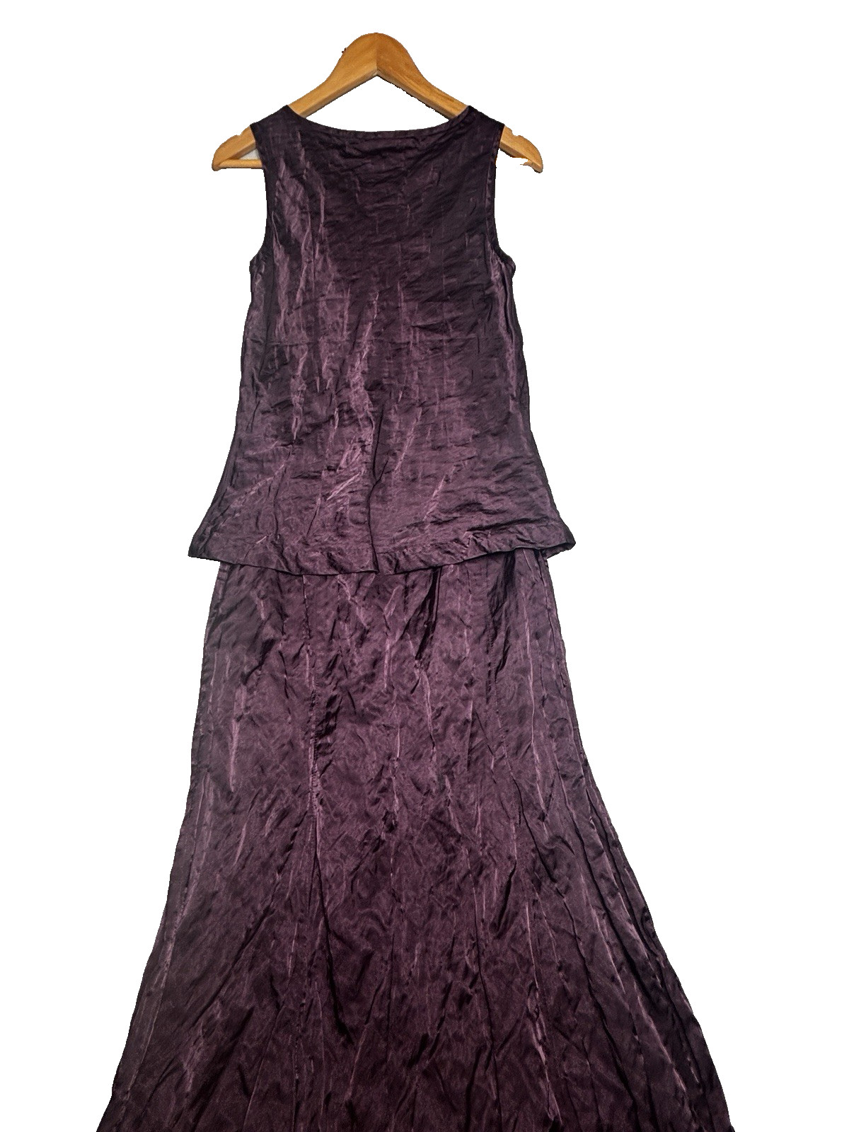 Vintage Clothe by Muriel Dombret 2 Piece Skirt Set 8 Plum Y2K Formal
