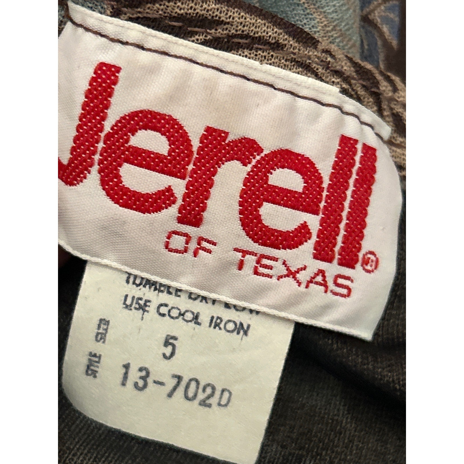 Vintage Jerell of Texas Floral Midi Dress Cottagecore Boho