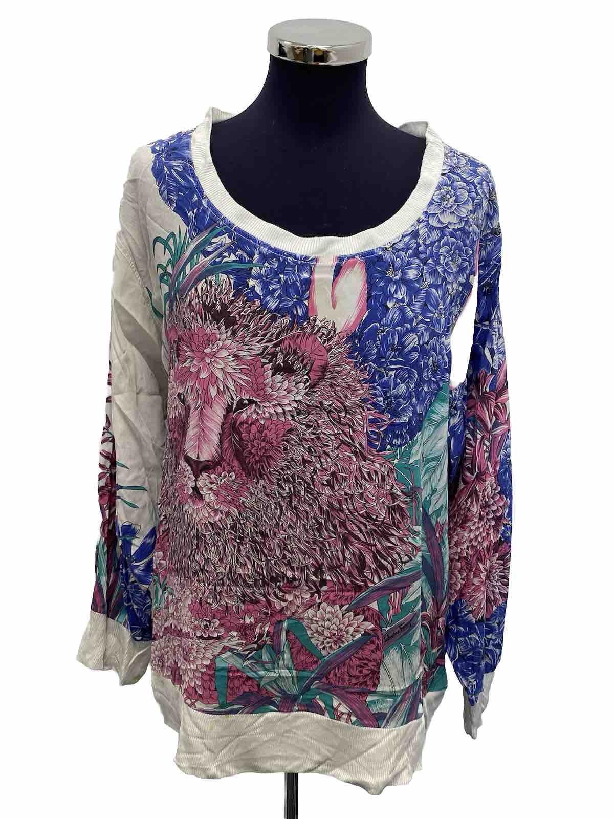SALVATORE FERRAGAMO JERSEY SHIRT WOMAN VINTAGE WOMEN JHD7013