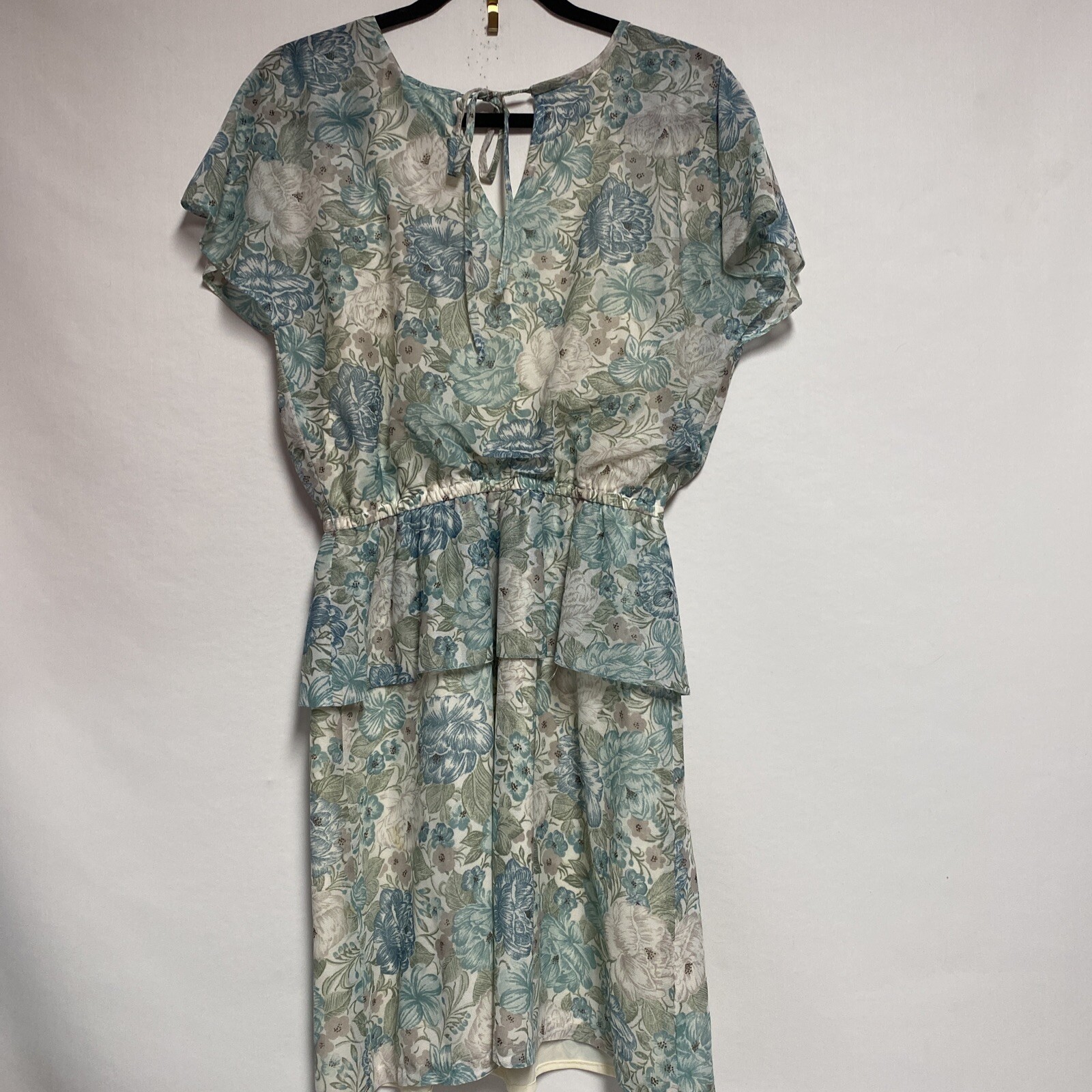 vintage Roberts , Inc size 10 polyster floral dress Pretty Flows