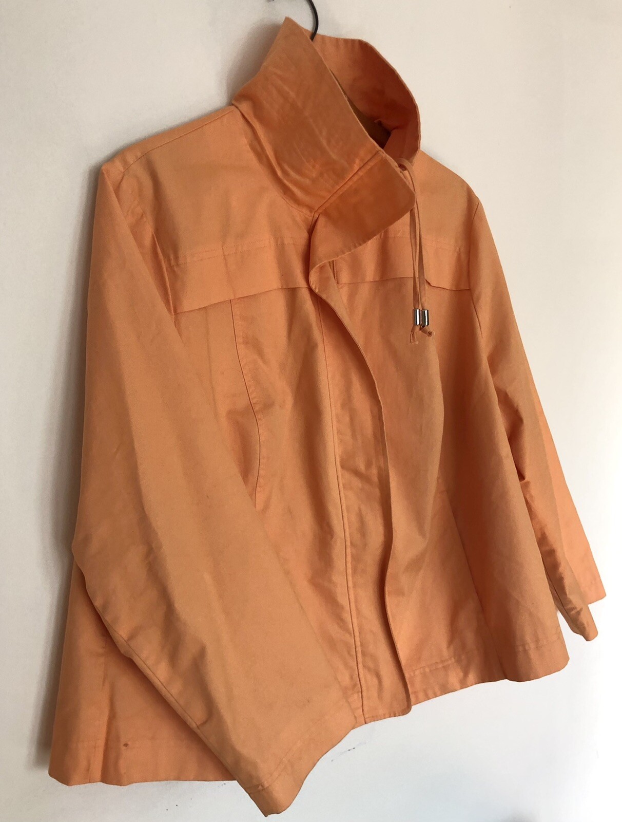 Vintage Faded Pastel Jacket – Stand Up Collar 80s 90s Rare & Unique